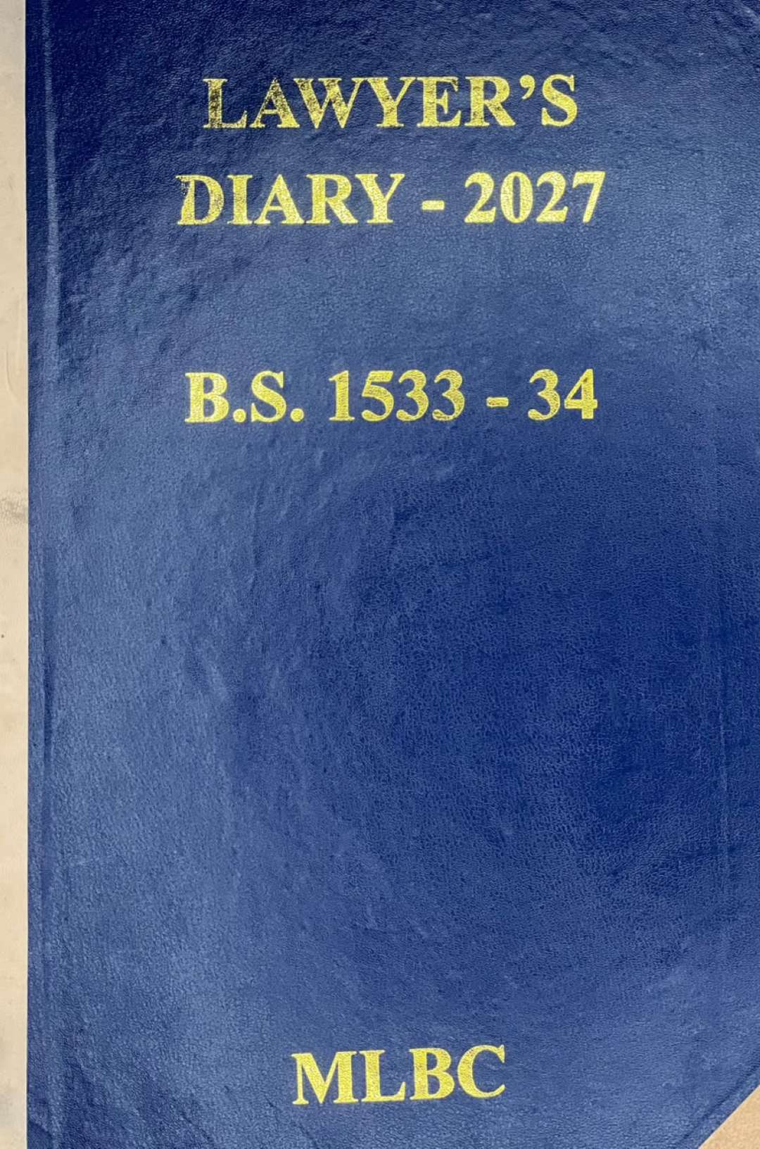 LAWYER'S DIARY-2027 B.S.1533-34- (LEGAL SIZE)