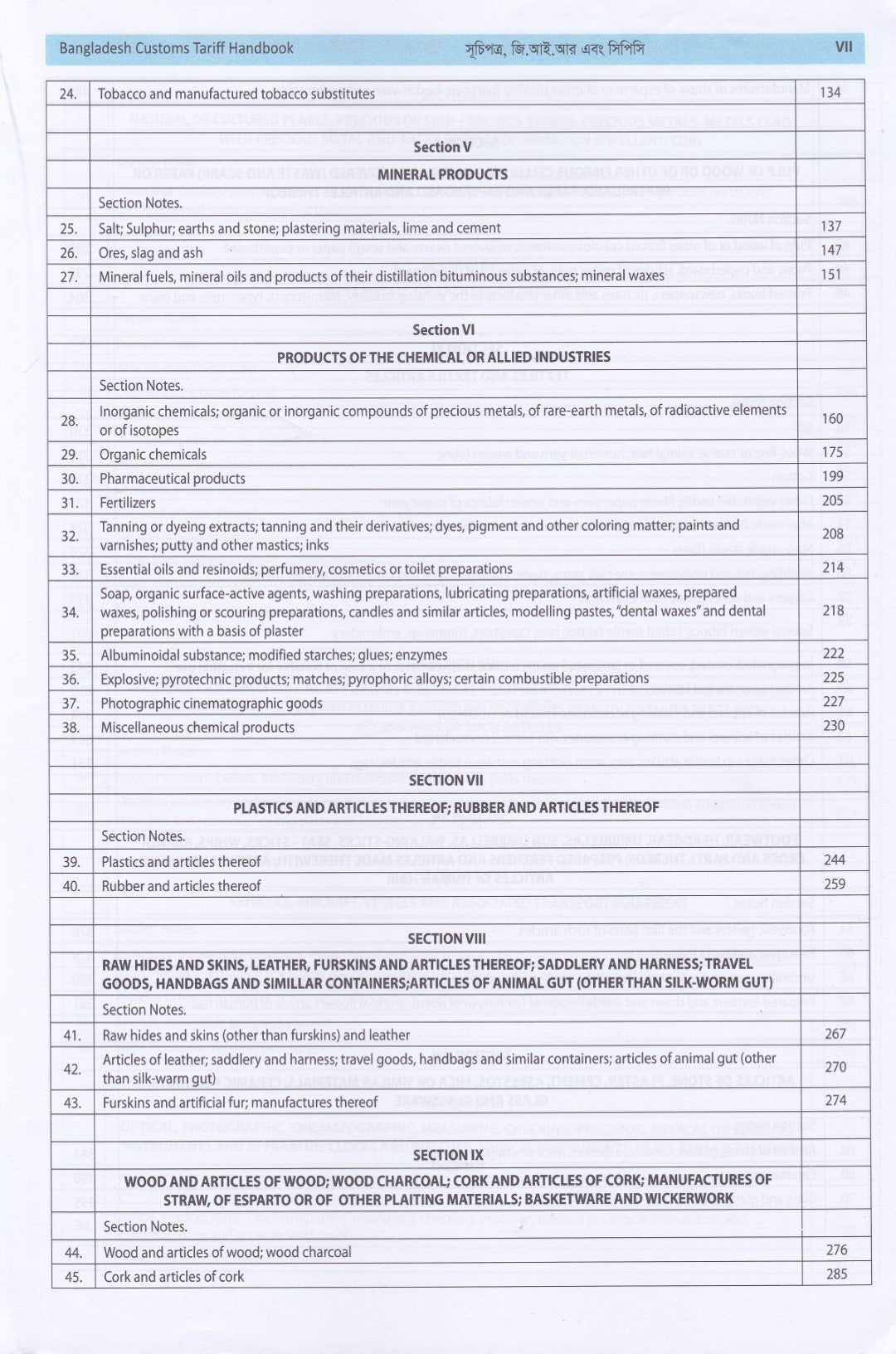 Bangladesh Customs Tariff Handbook Fiscal Year :  2025-2026