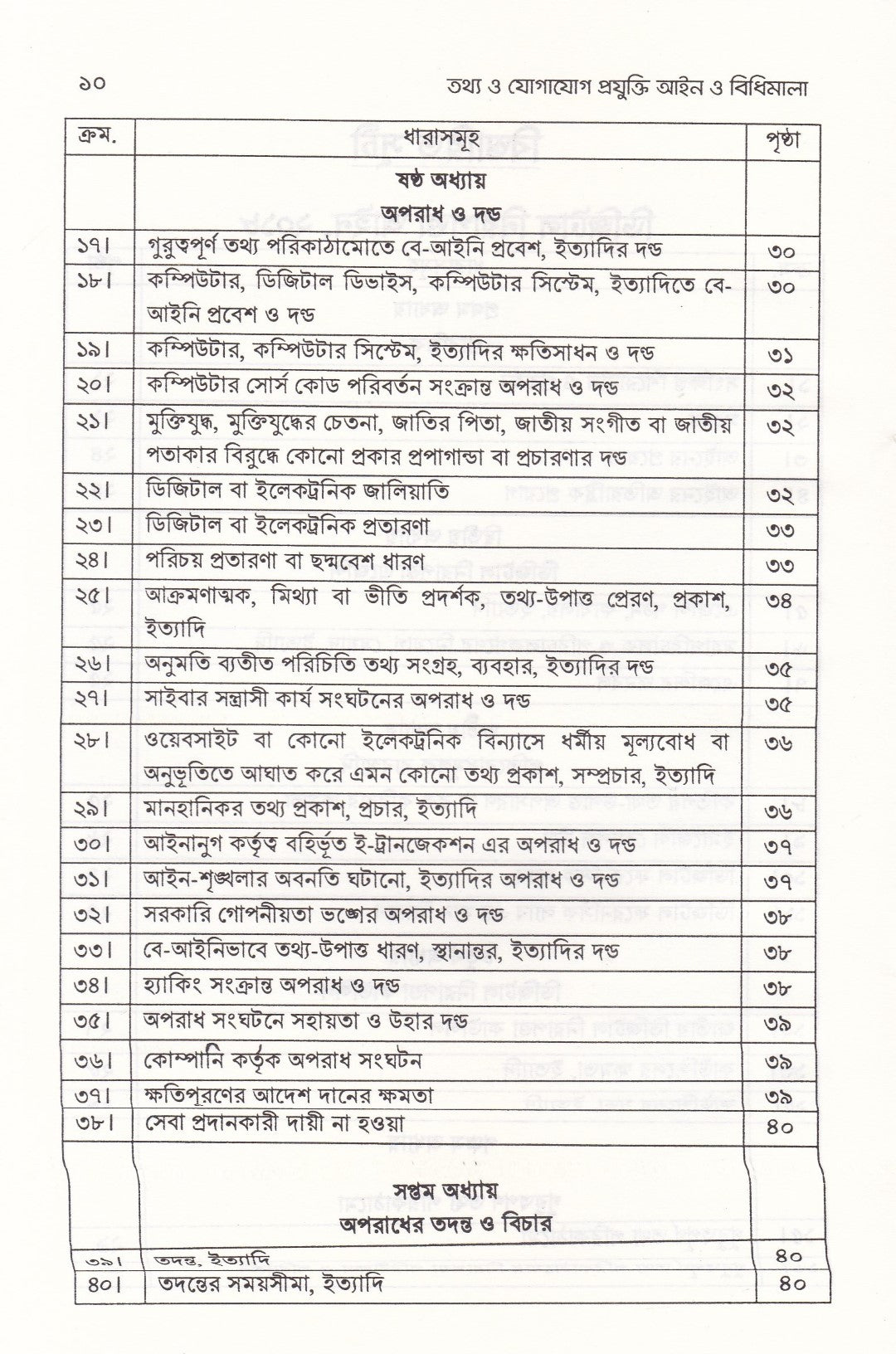 তথ্য ও যোগাযোগ প্রযুক্তি (আইসিটি) আইন ও বিধিমালা