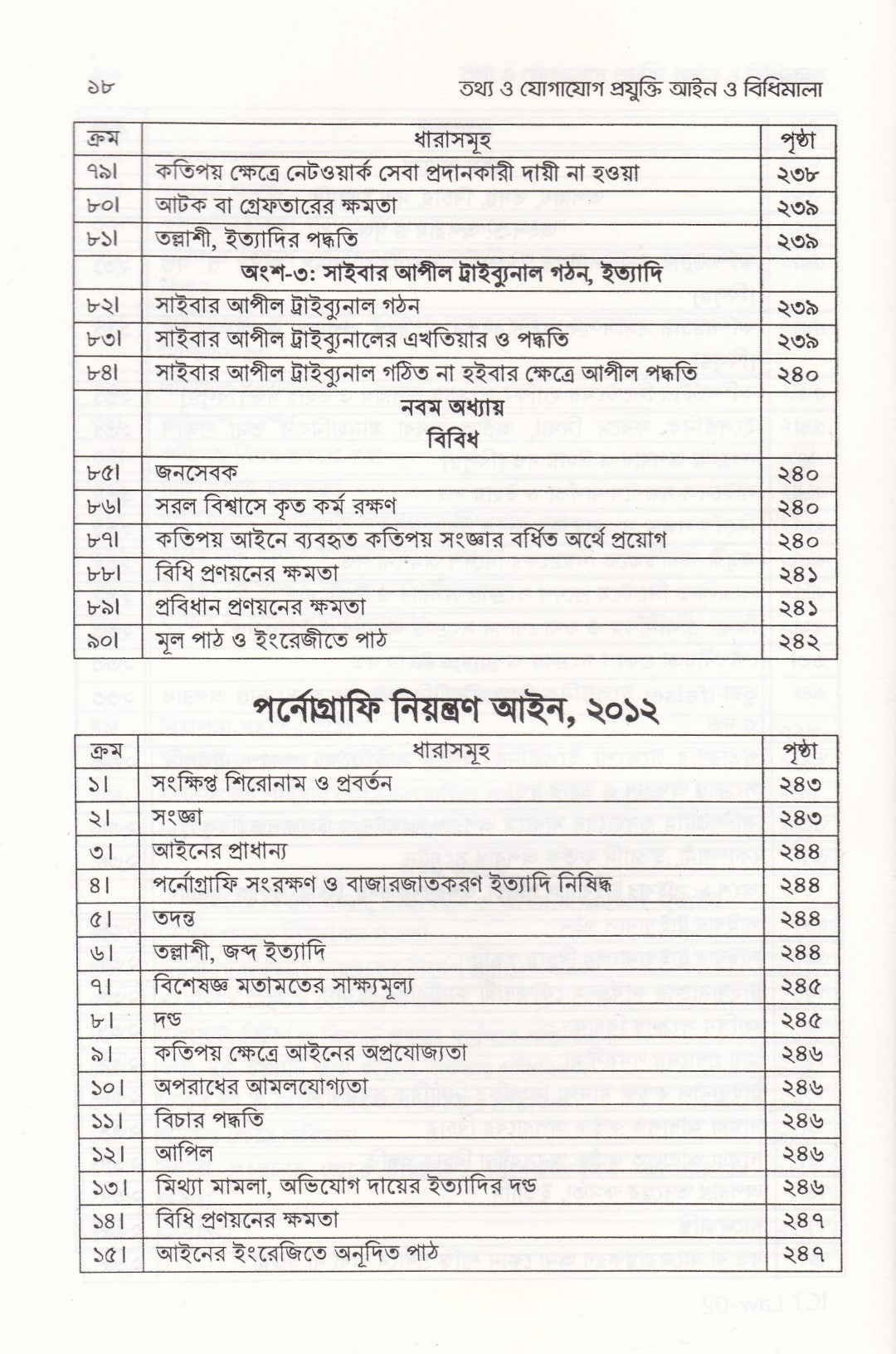 তথ্য ও যোগাযোগ প্রযুক্তি (আইসিটি) আইন ও বিধিমালা