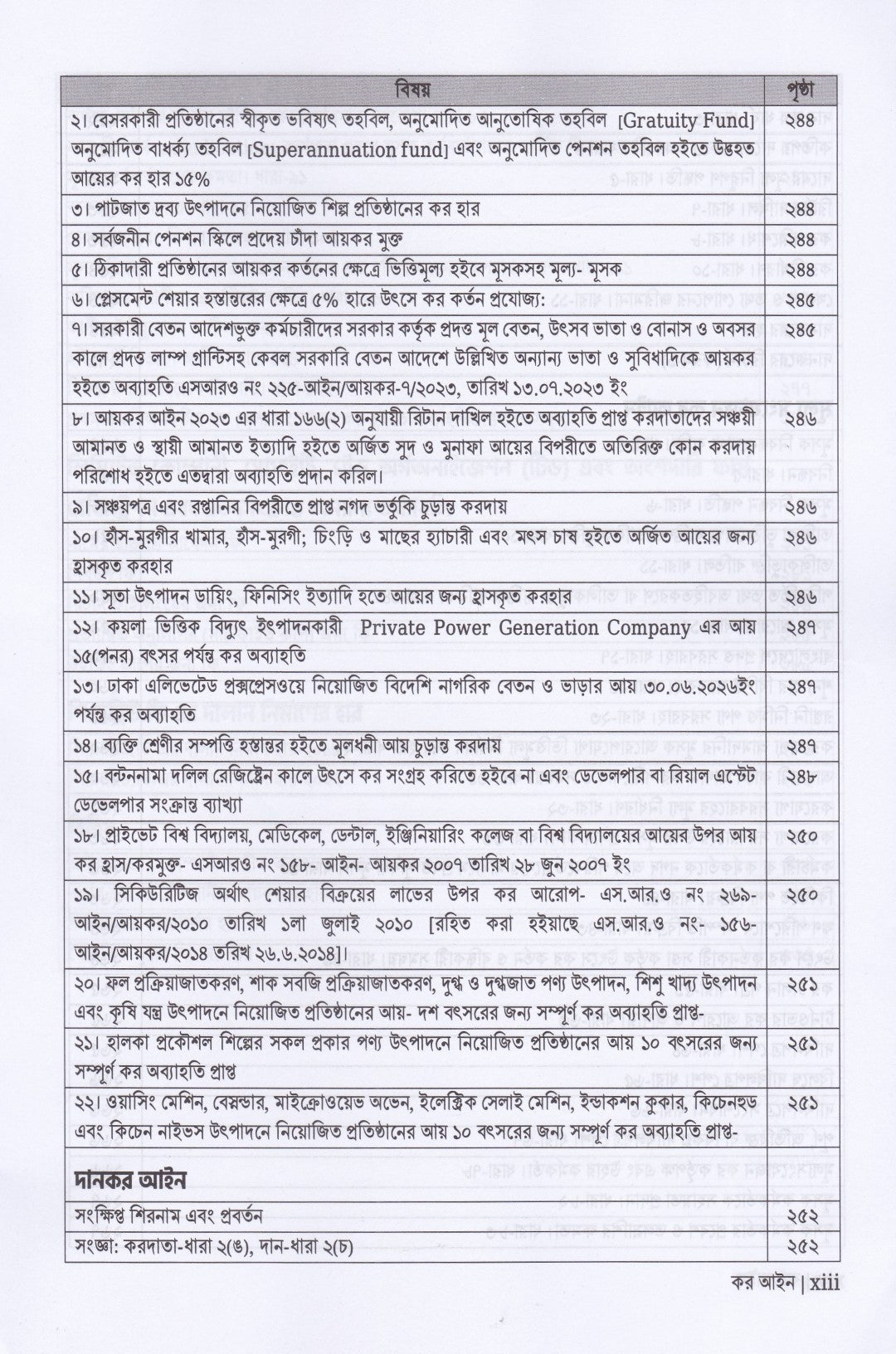 আয়কর, দানকর ও  মূল্য সংযোজন কর  আইনের সার সংক্ষেপ ২০২৫-২০২৬