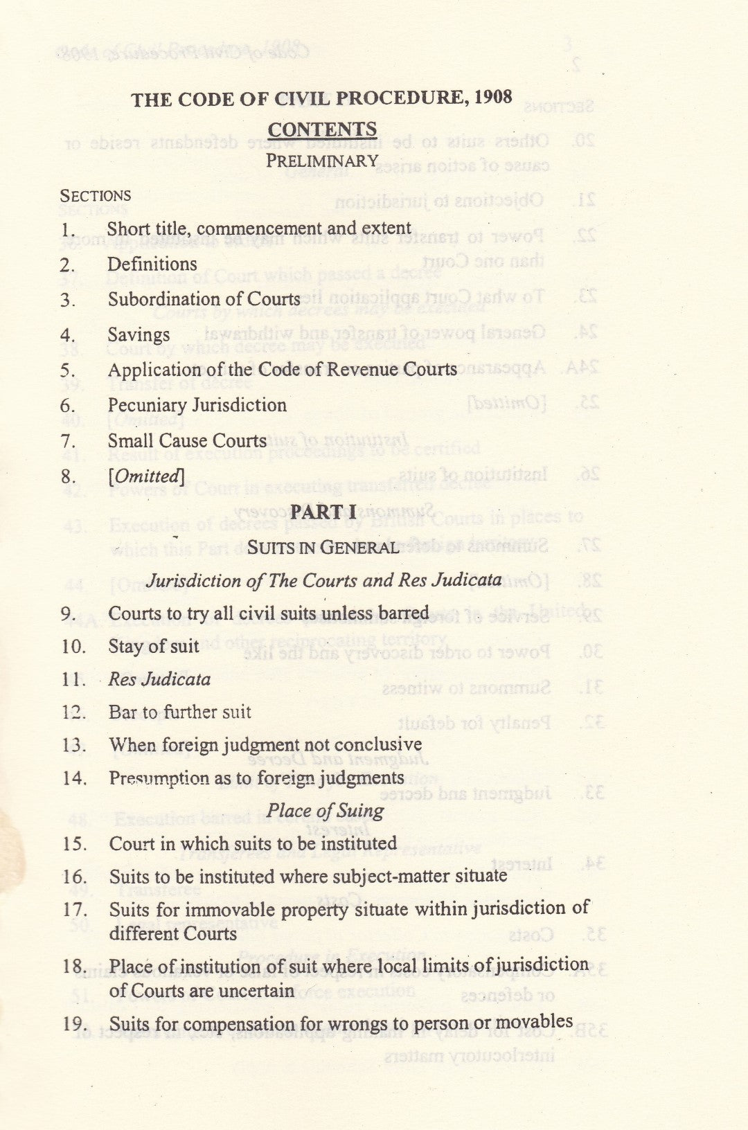 THE CODE OF CIVIL PROCEDURE, 1908