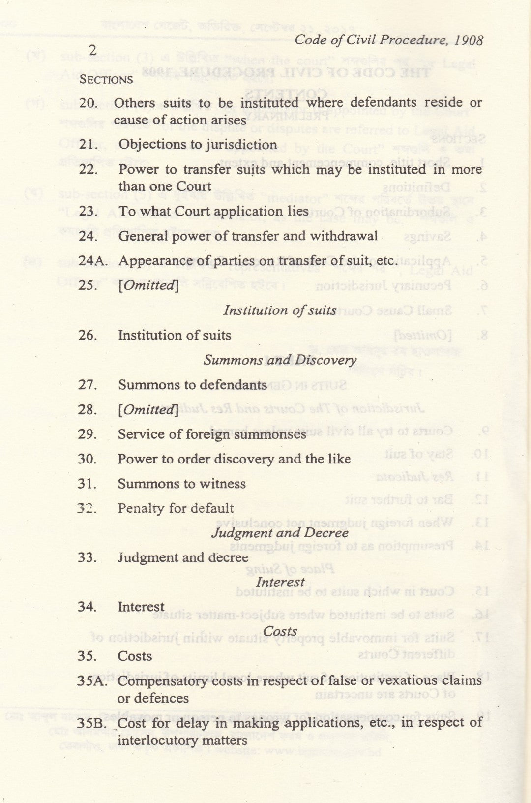 THE CODE OF CIVIL PROCEDURE, 1908