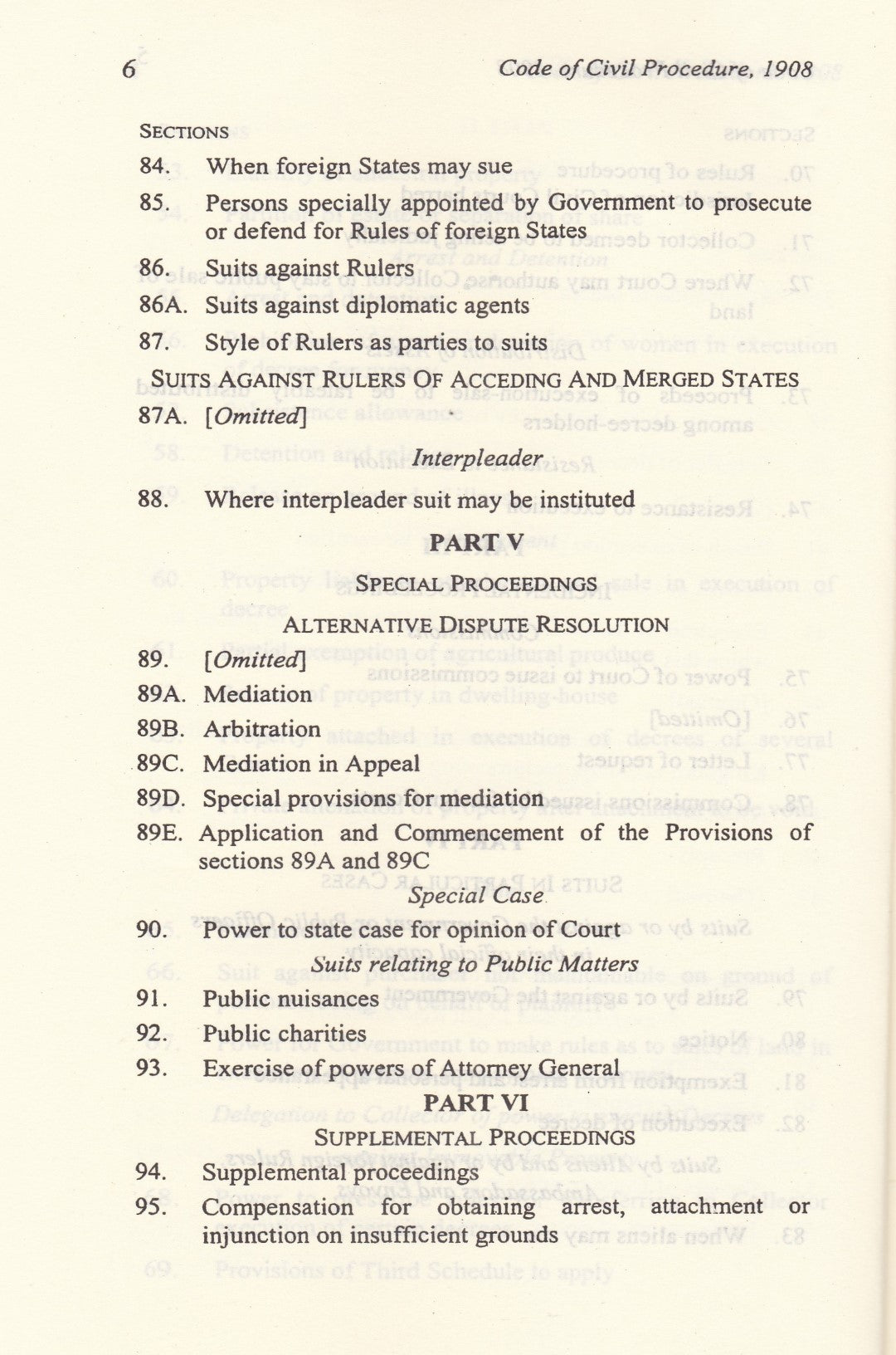 THE CODE OF CIVIL PROCEDURE, 1908