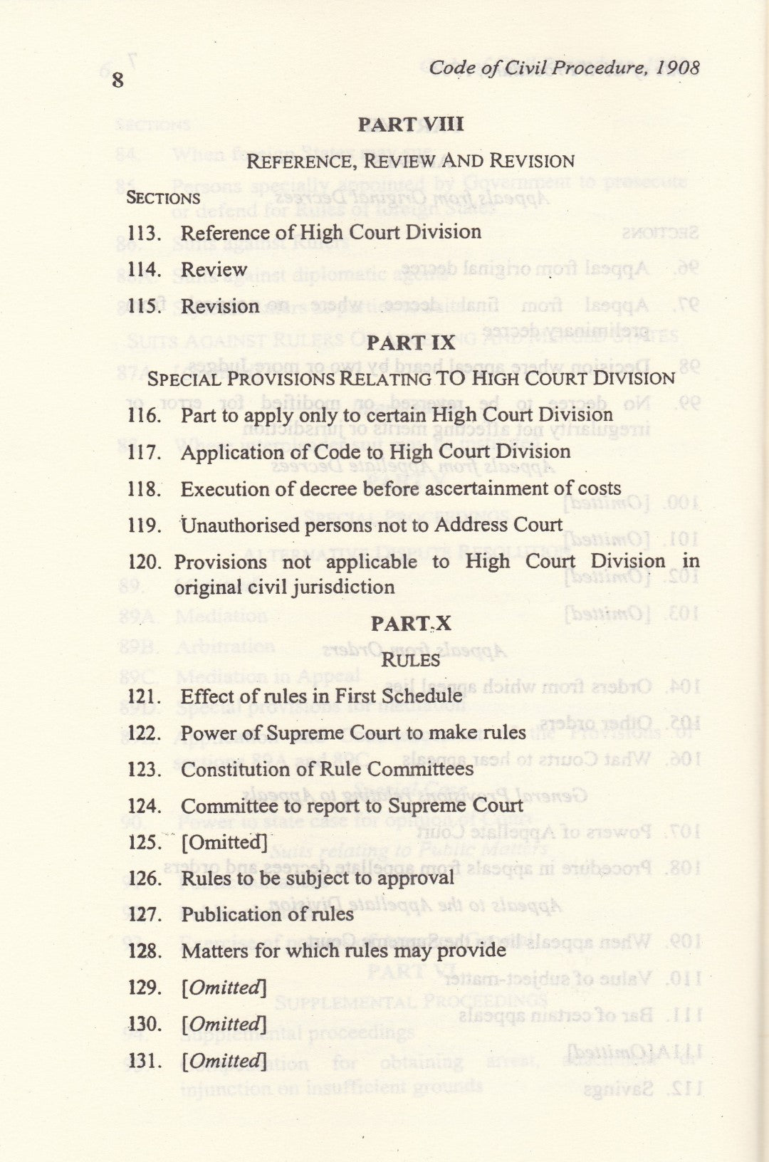 THE CODE OF CIVIL PROCEDURE, 1908