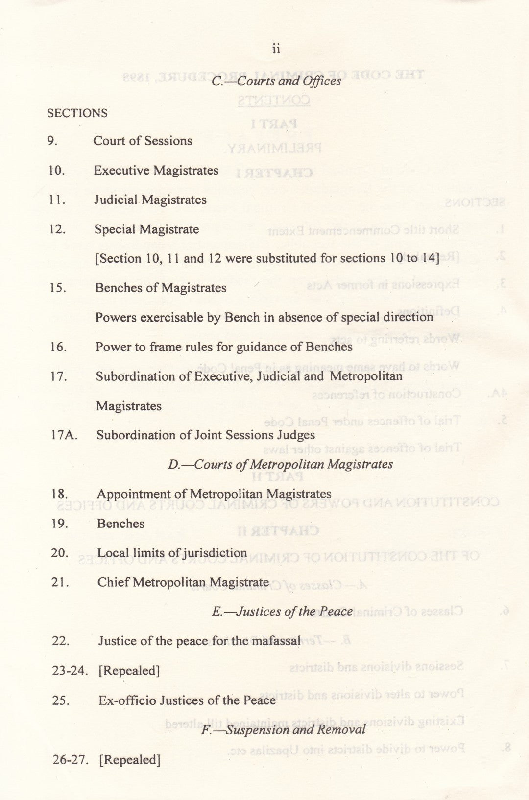 The Code Of Criminal Prpcedure, 1898