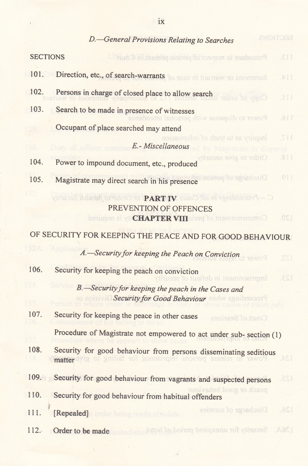 The Code Of Criminal Prpcedure, 1898