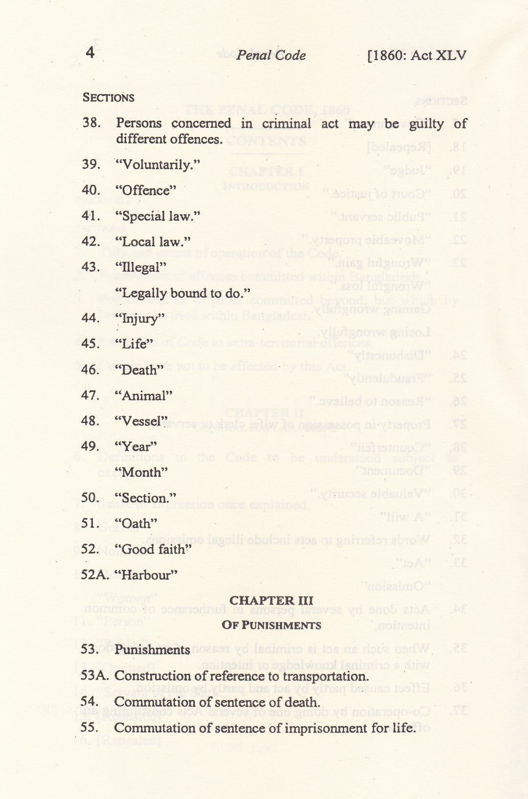 THE PENAL CODE ( Act XLV Of 1860 )