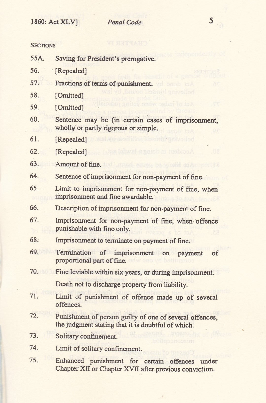 THE PENAL CODE ( Act XLV Of 1860 )