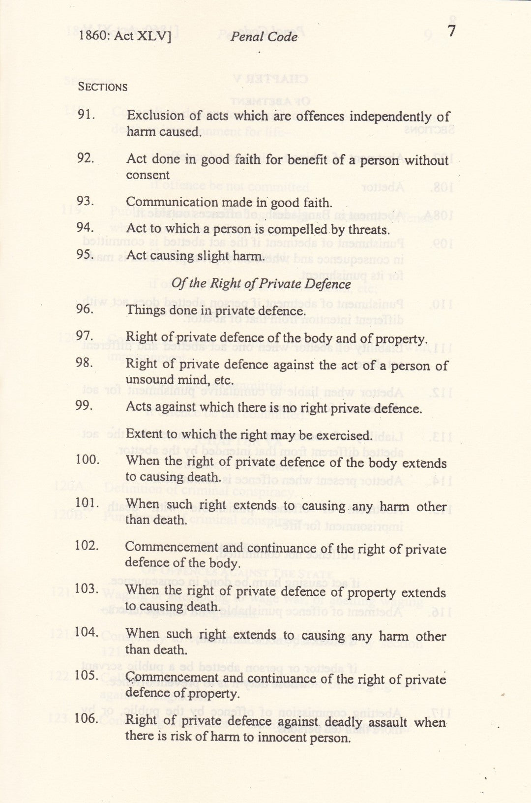 THE PENAL CODE ( Act XLV Of 1860 )