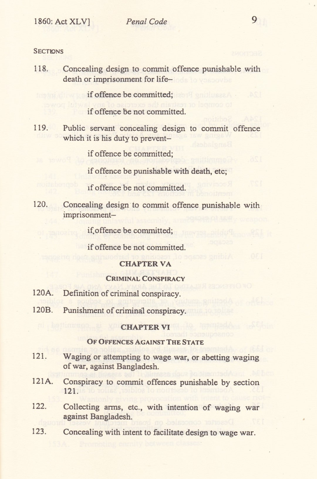 THE PENAL CODE ( Act XLV Of 1860 )