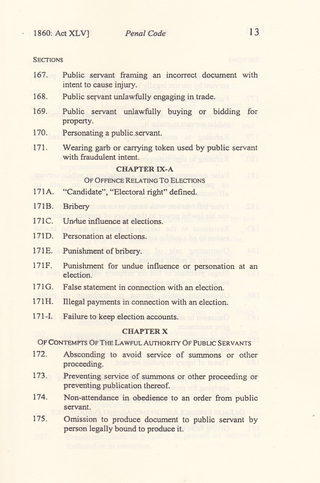 THE PENAL CODE ( Act XLV Of 1860 )