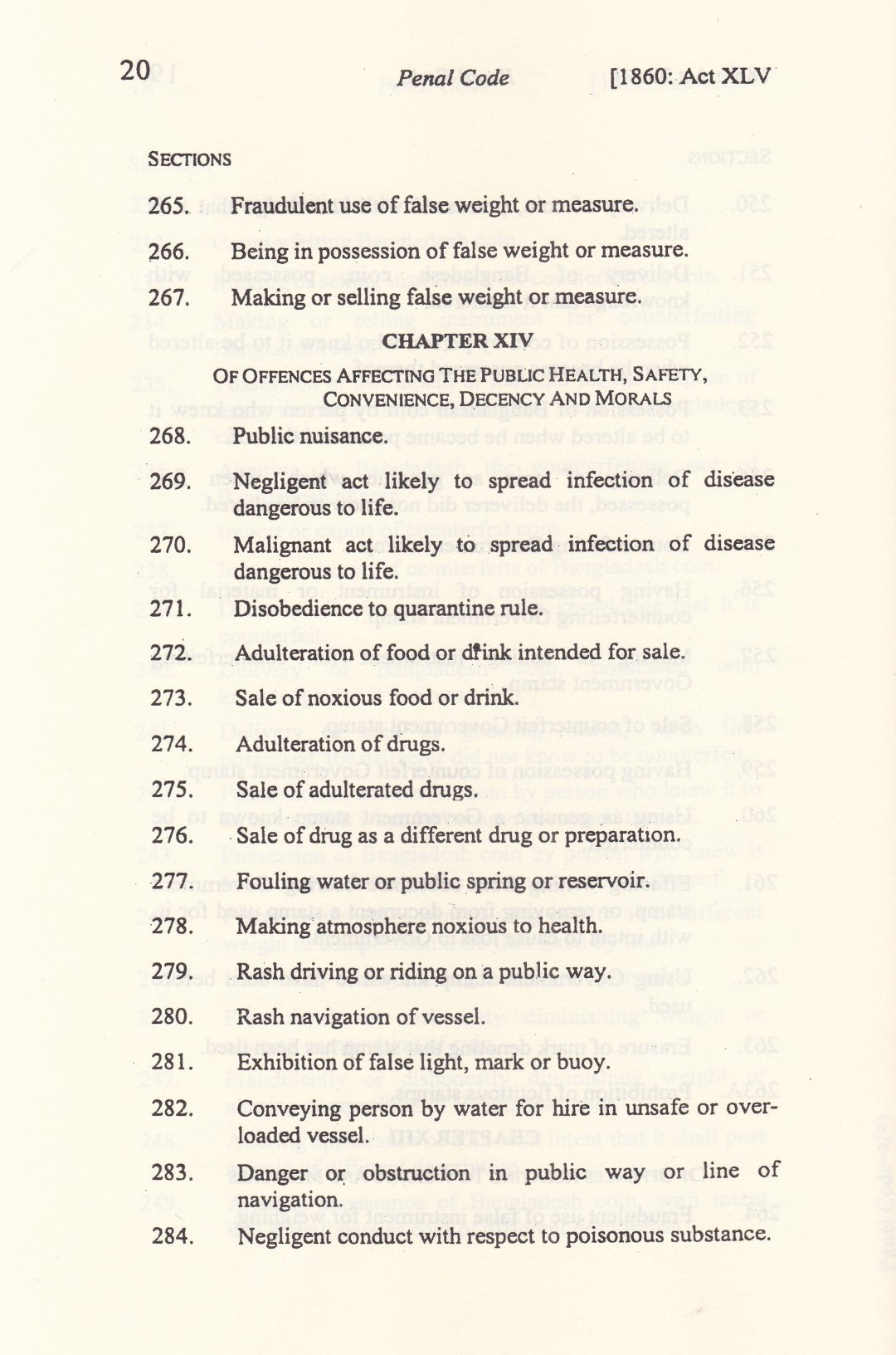 THE PENAL CODE ( Act XLV Of 1860 )
