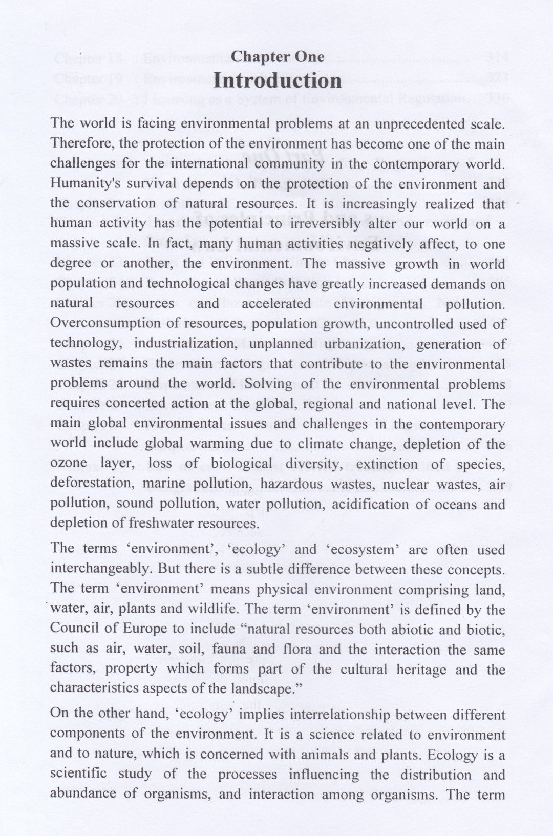 ENVIRONMENTAL LAW GLOBAL AND BANGLADESH CONTEXT