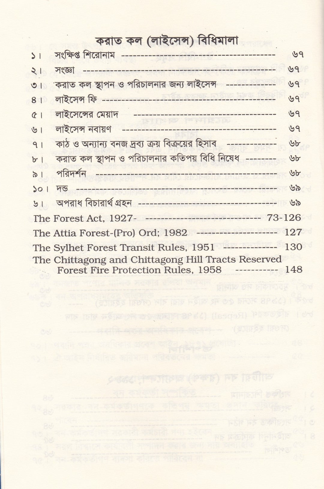 বন আইন