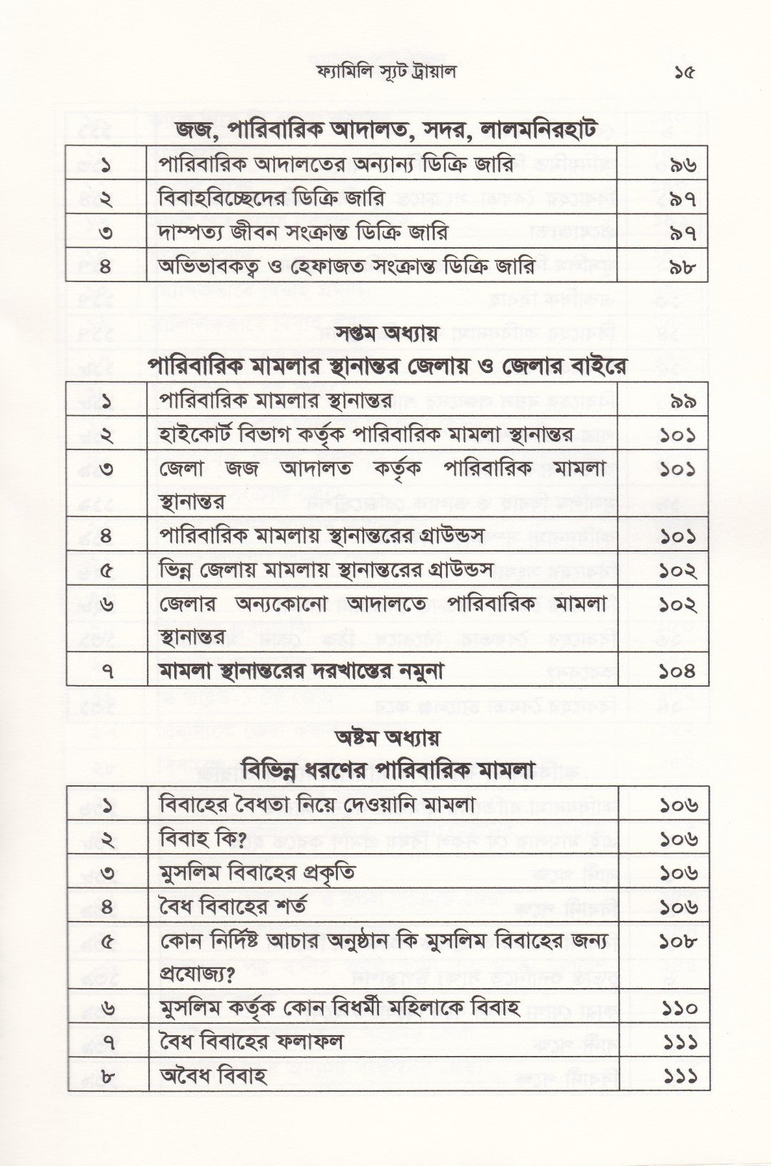 ফ্যামিলি স্যুট ট্রায়াল