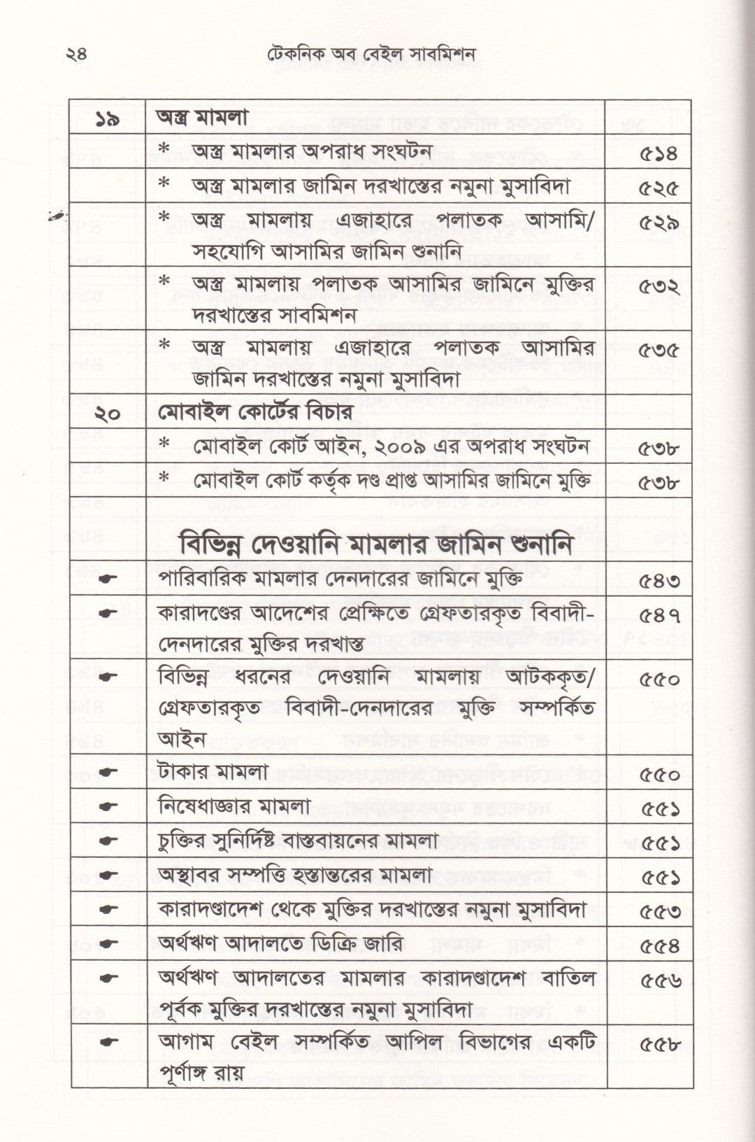 টেকনিক অব বেইল সাবমিশন