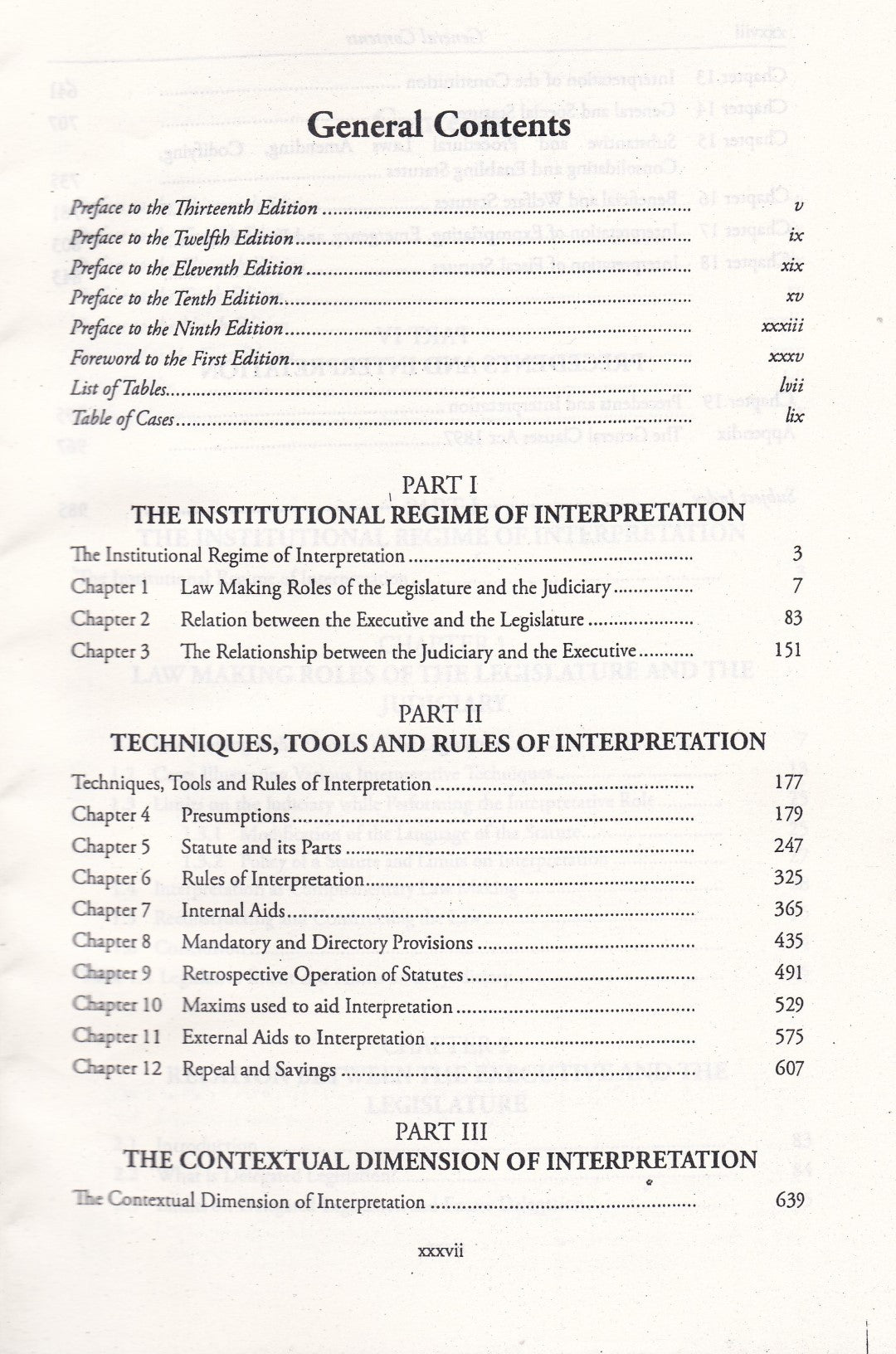 Interpretation of Statutes