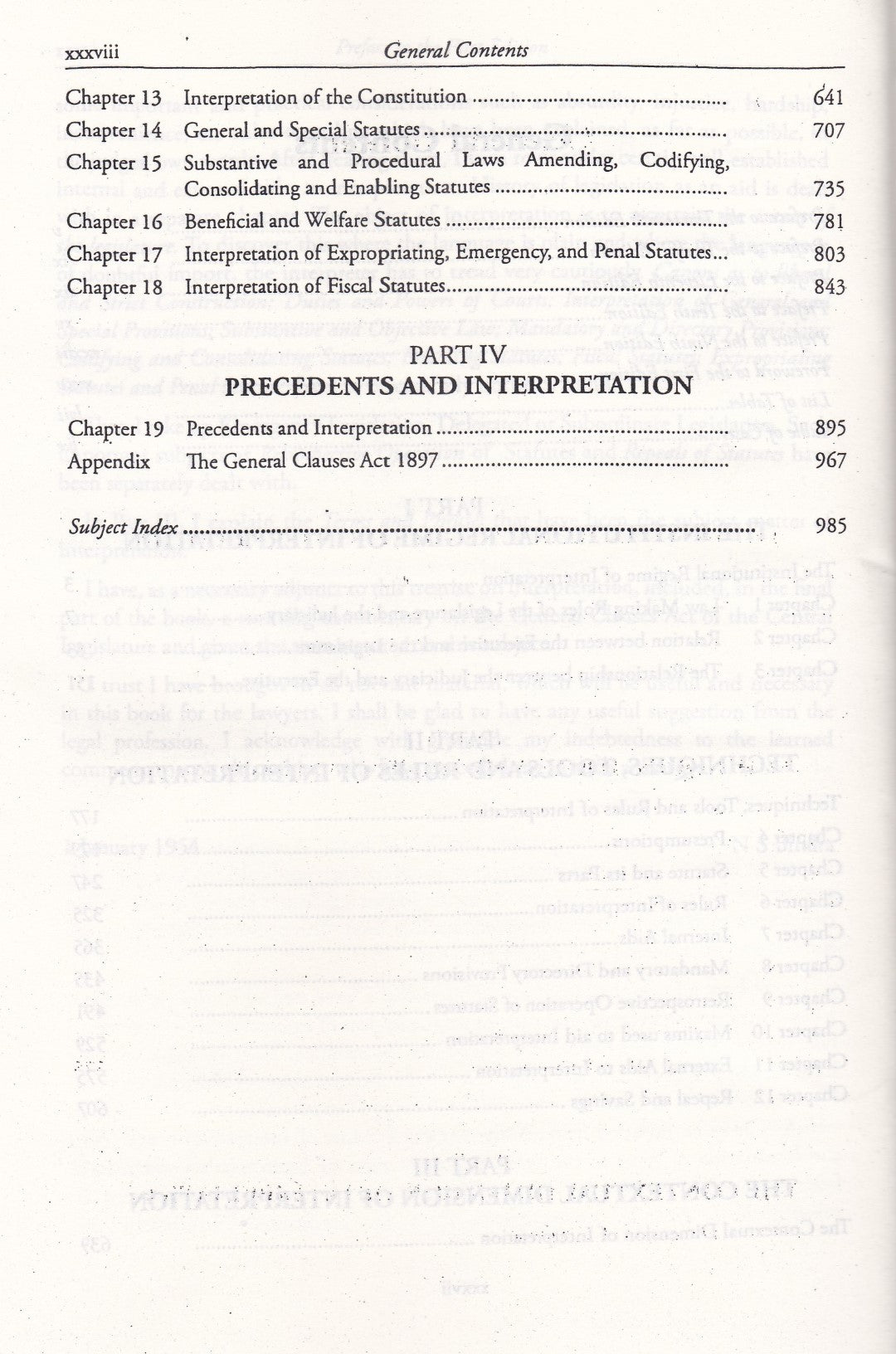 Interpretation of Statutes