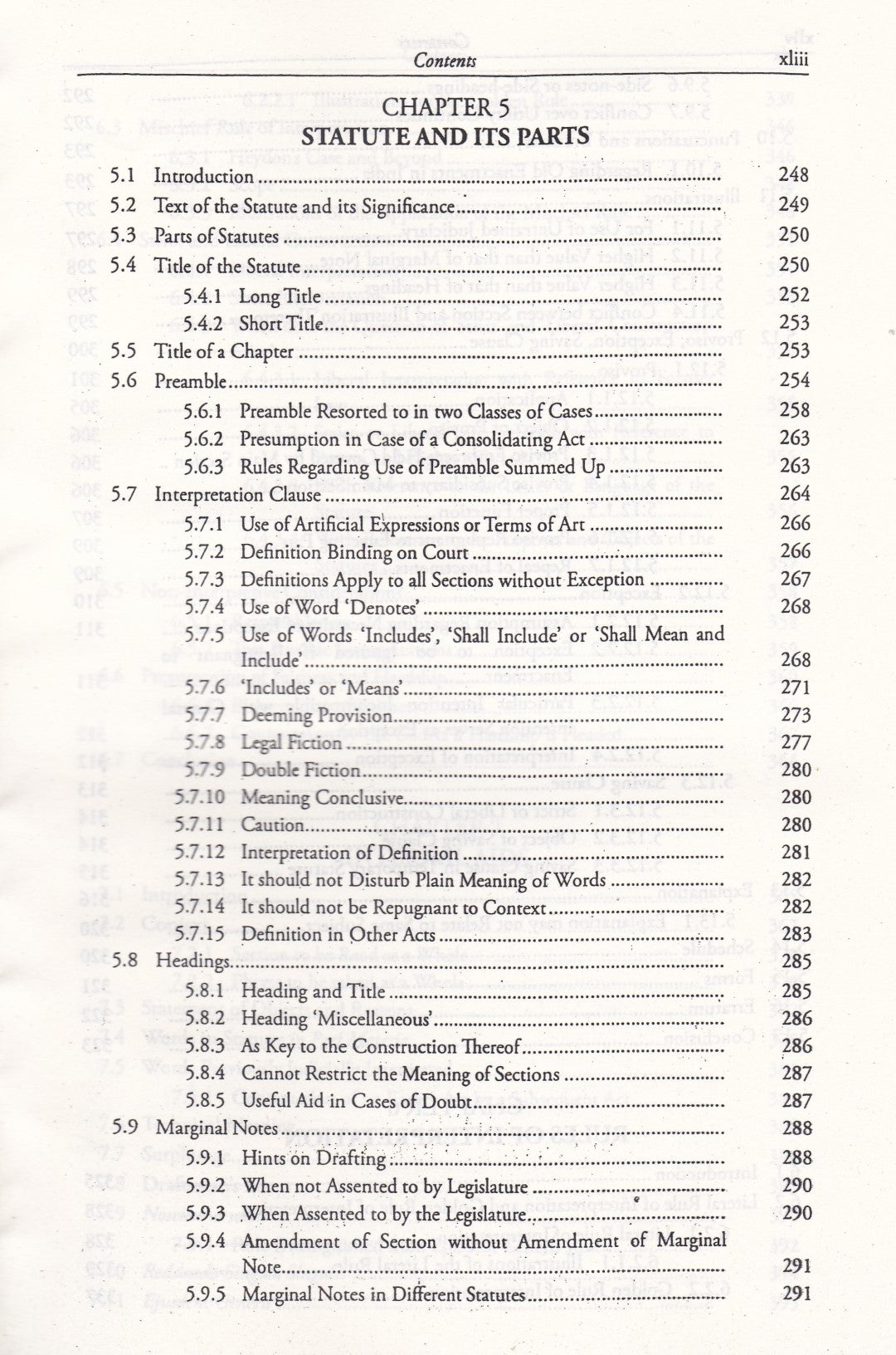 Interpretation of Statutes