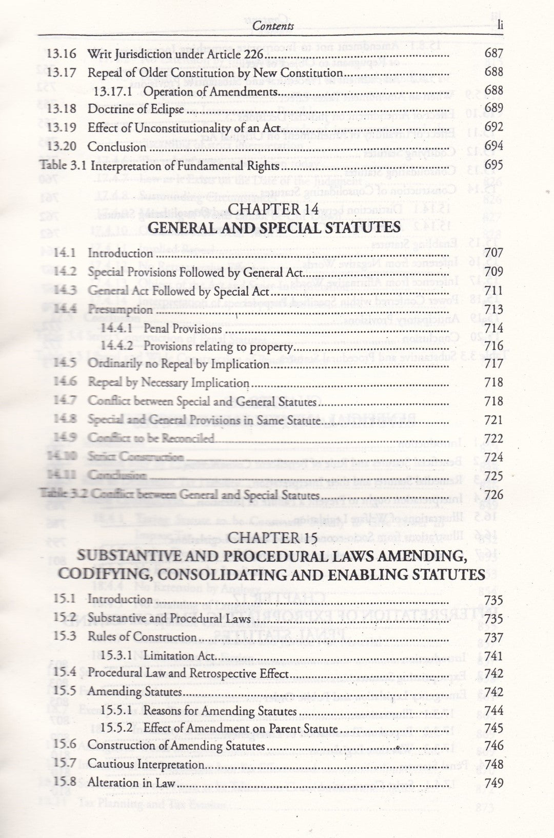 Interpretation of Statutes