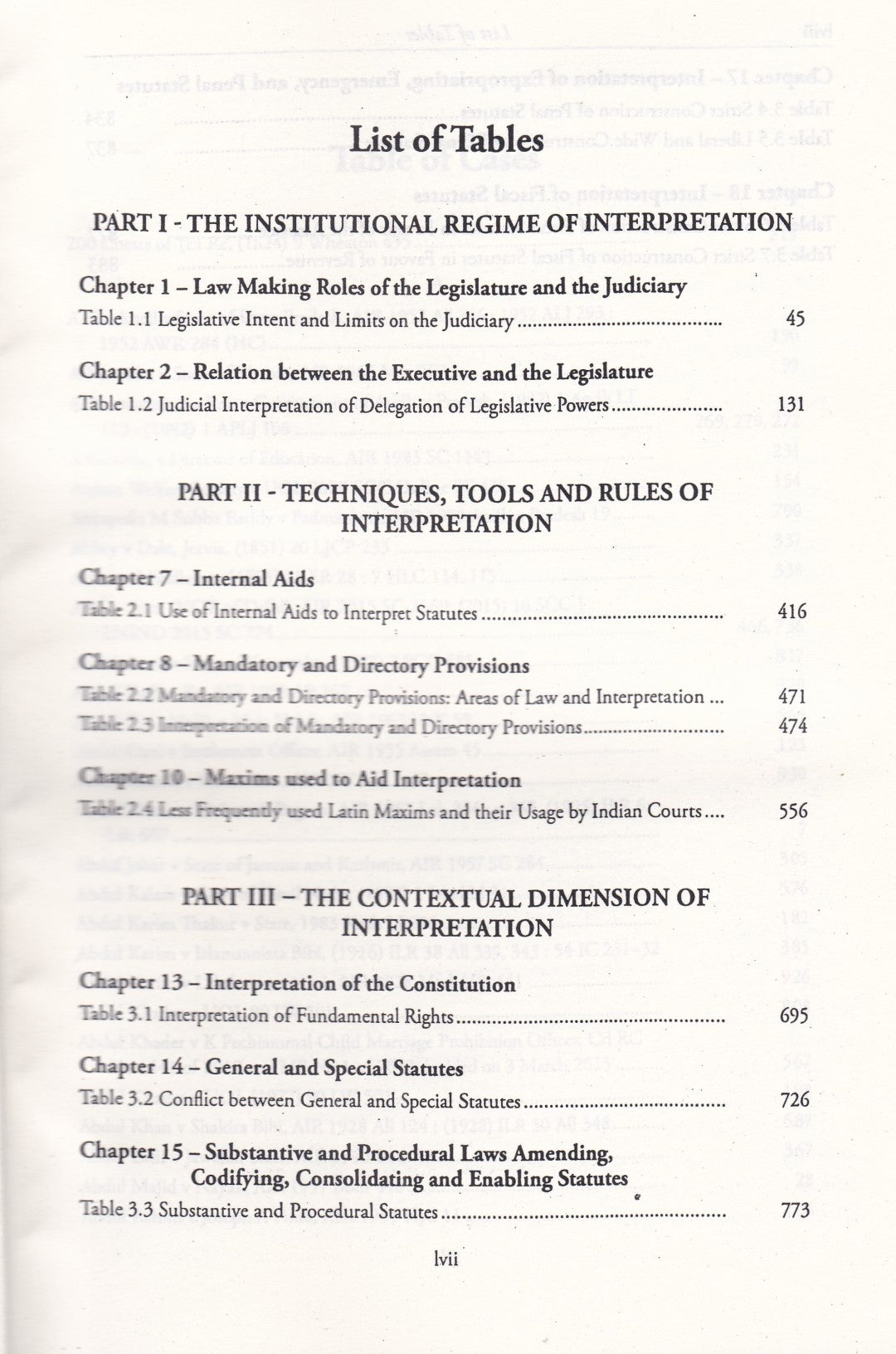 Interpretation of Statutes