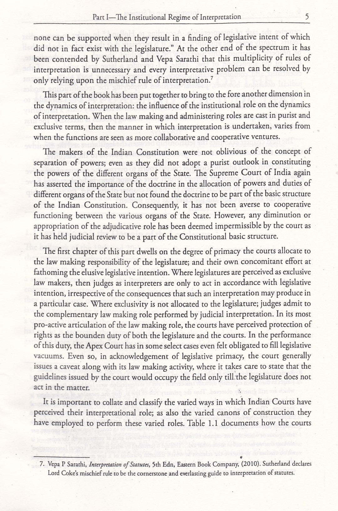 Interpretation of Statutes