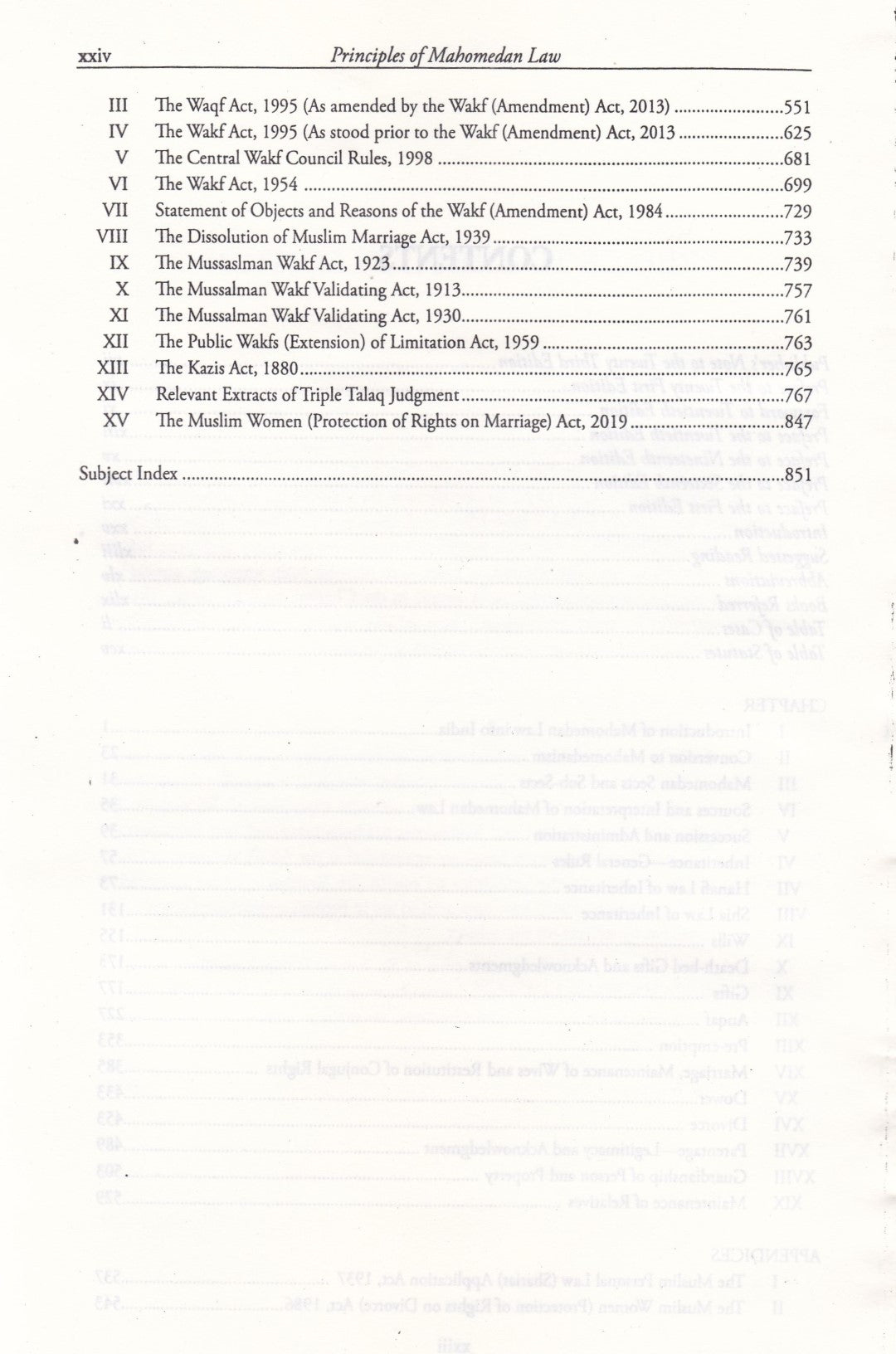 Principles Of Mahomedan Law