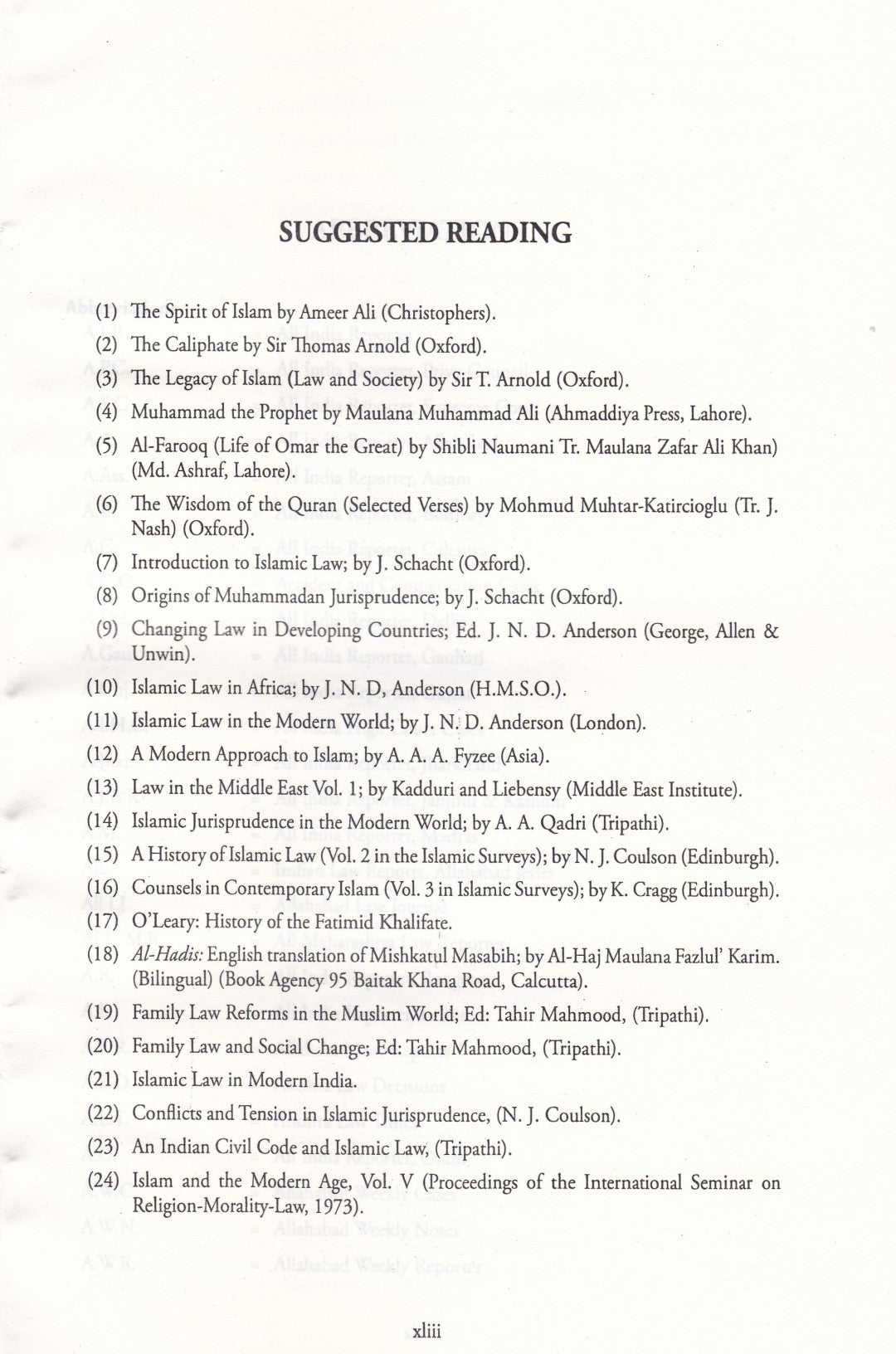 Principles Of Mahomedan Law