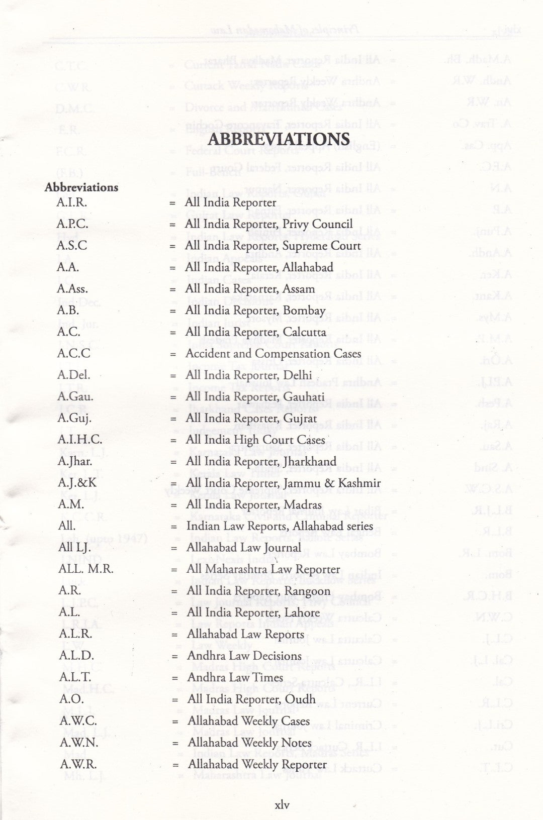 Principles Of Mahomedan Law