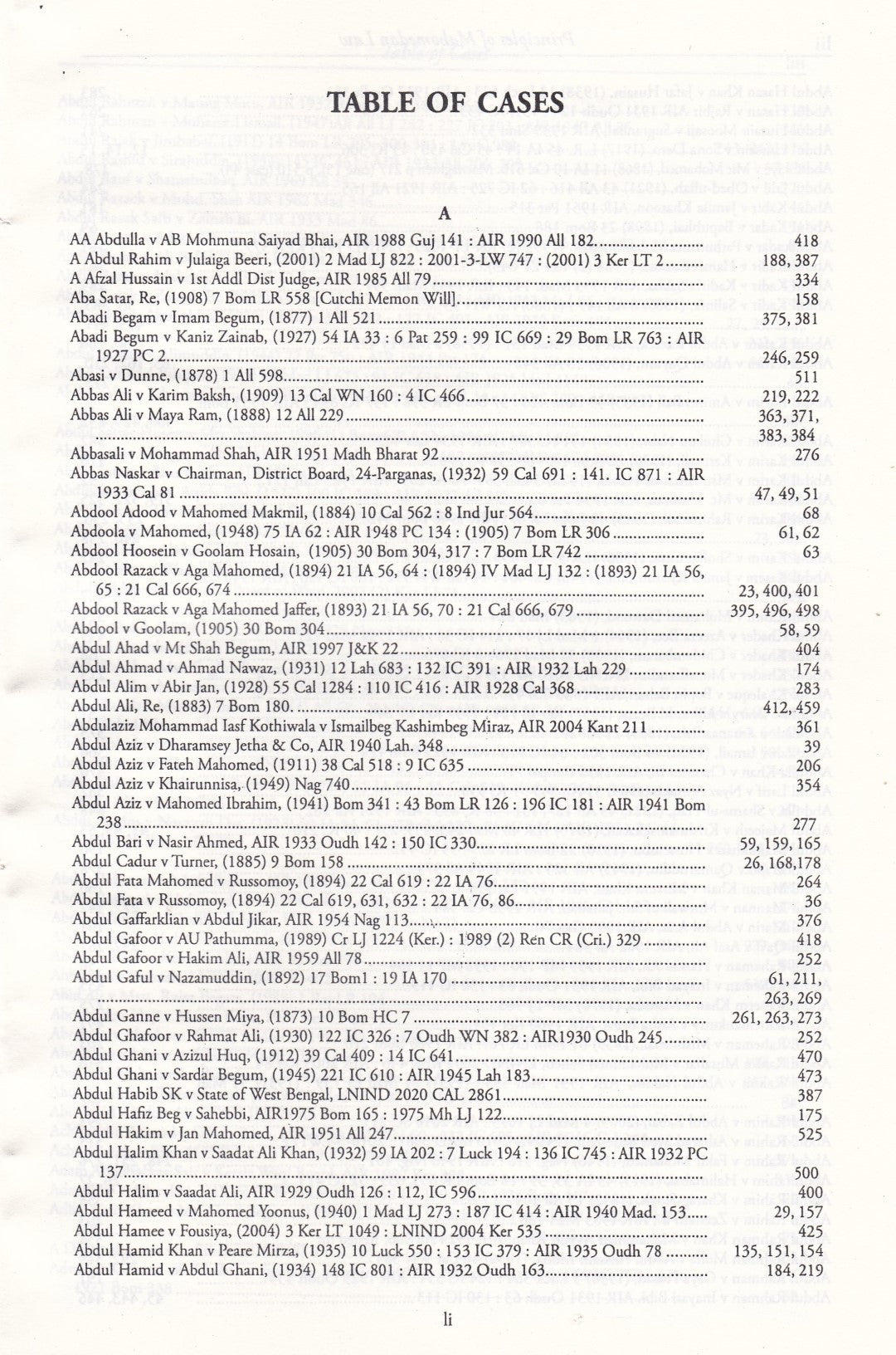 Principles Of Mahomedan Law