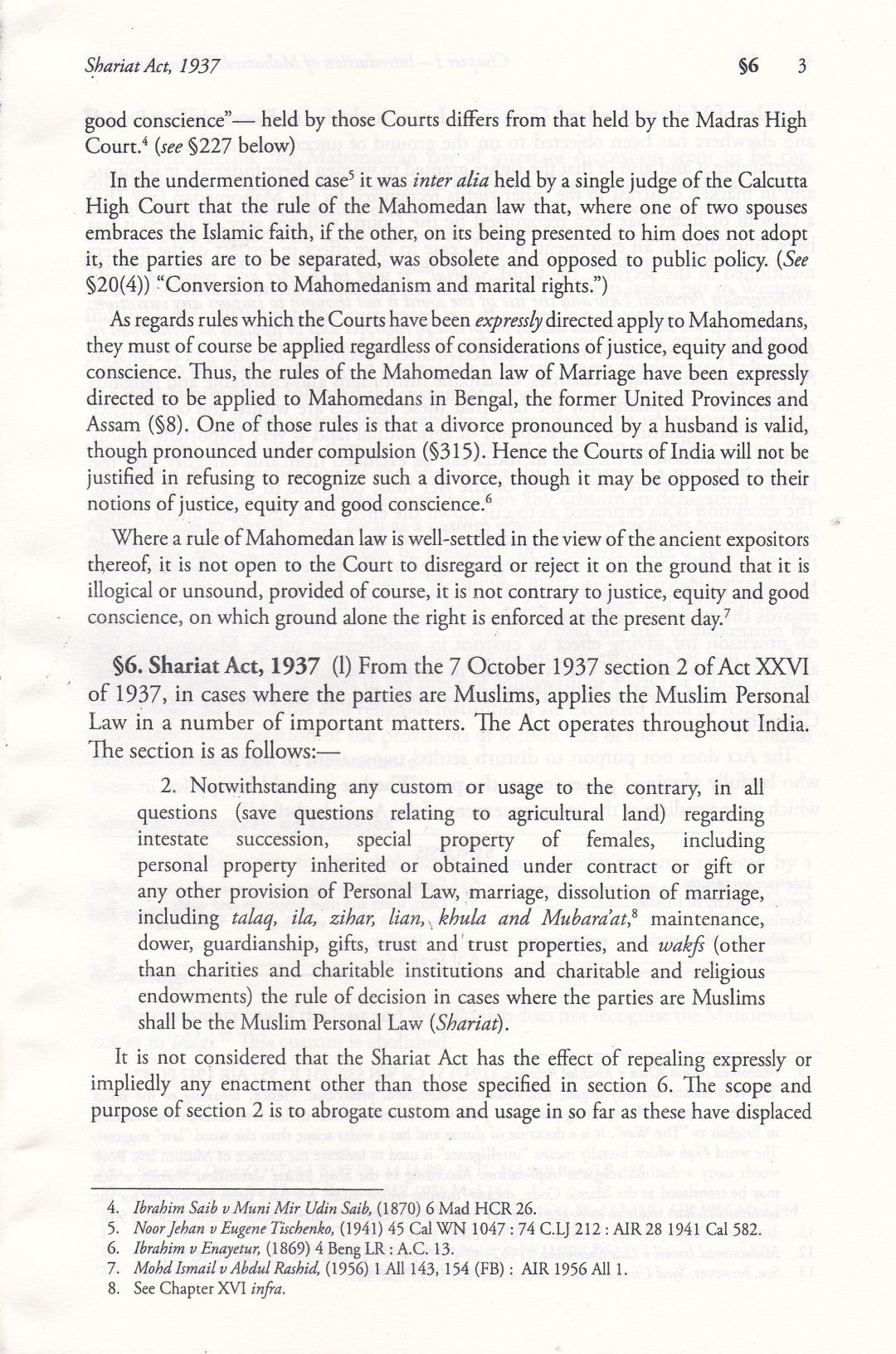 Principles Of Mahomedan Law