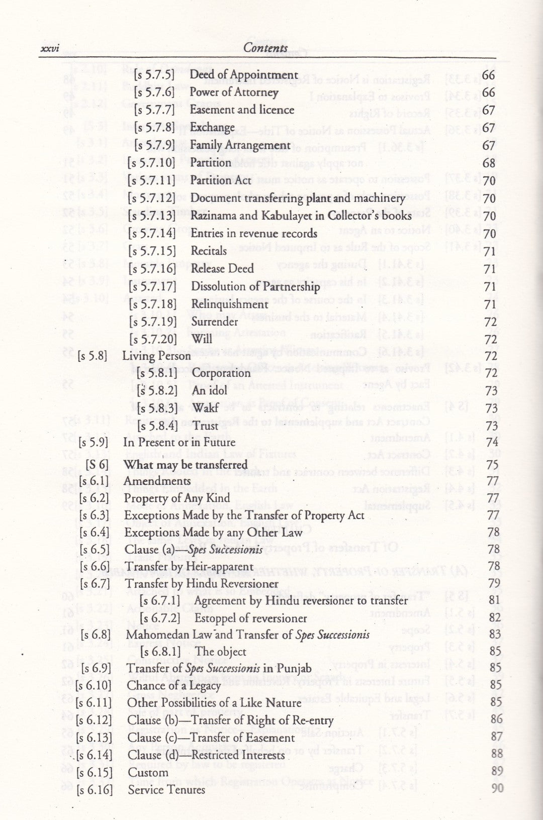 The Transfer of Property Act