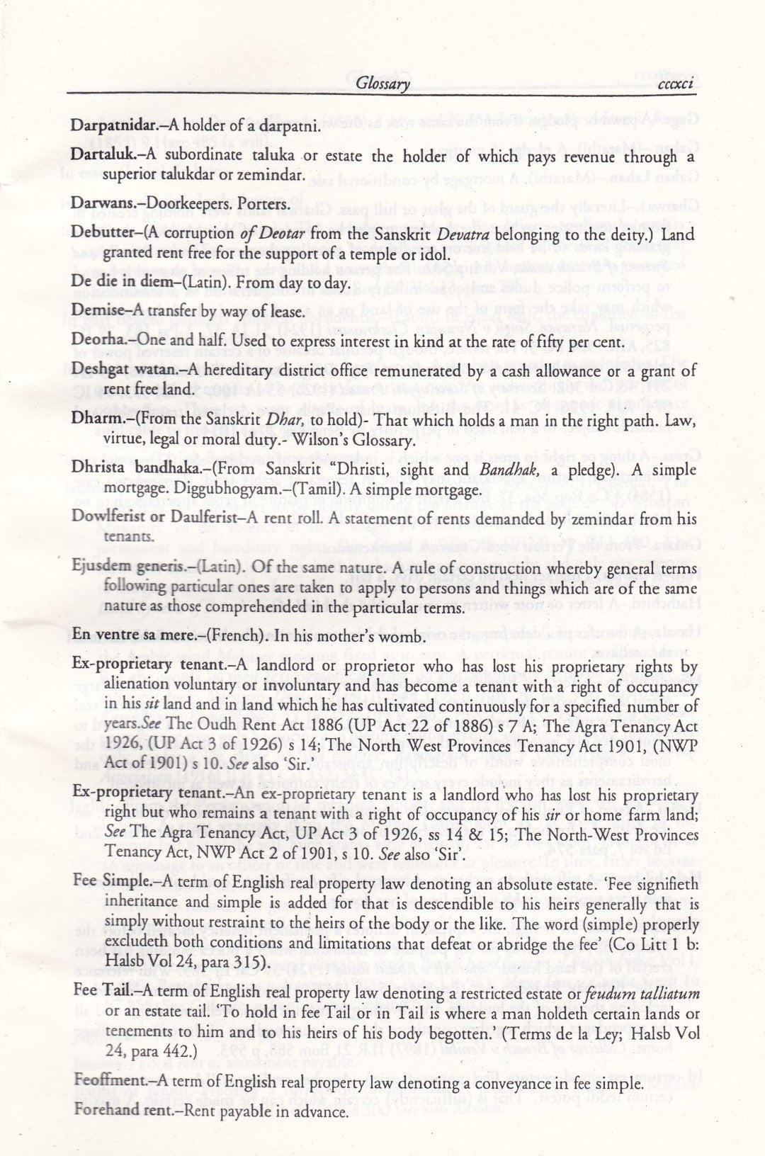 The Transfer of Property Act