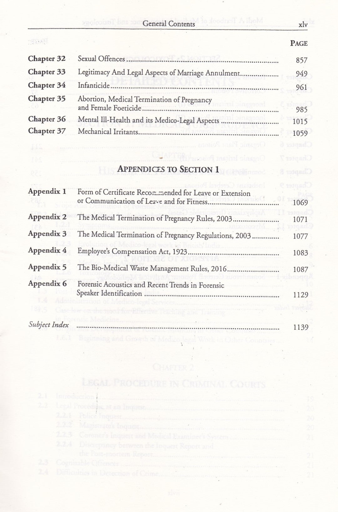 Medical Jurisprudence and  Toxicology