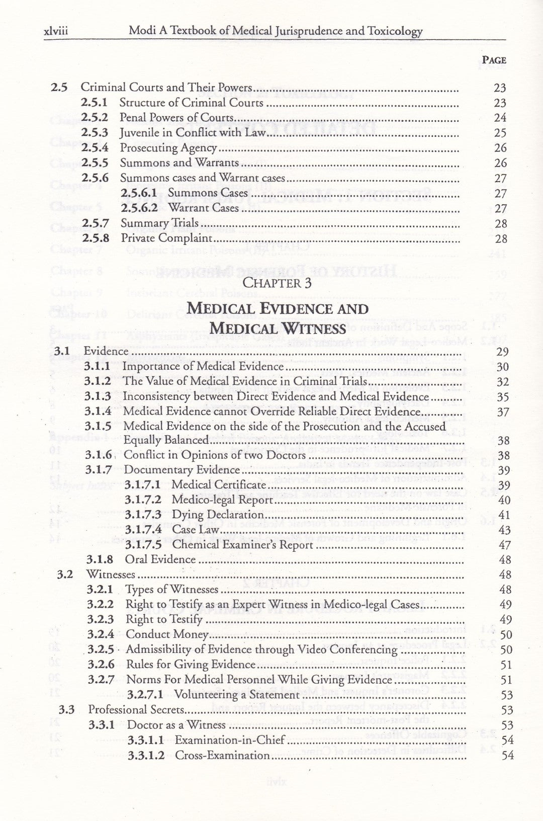 Medical Jurisprudence and  Toxicology