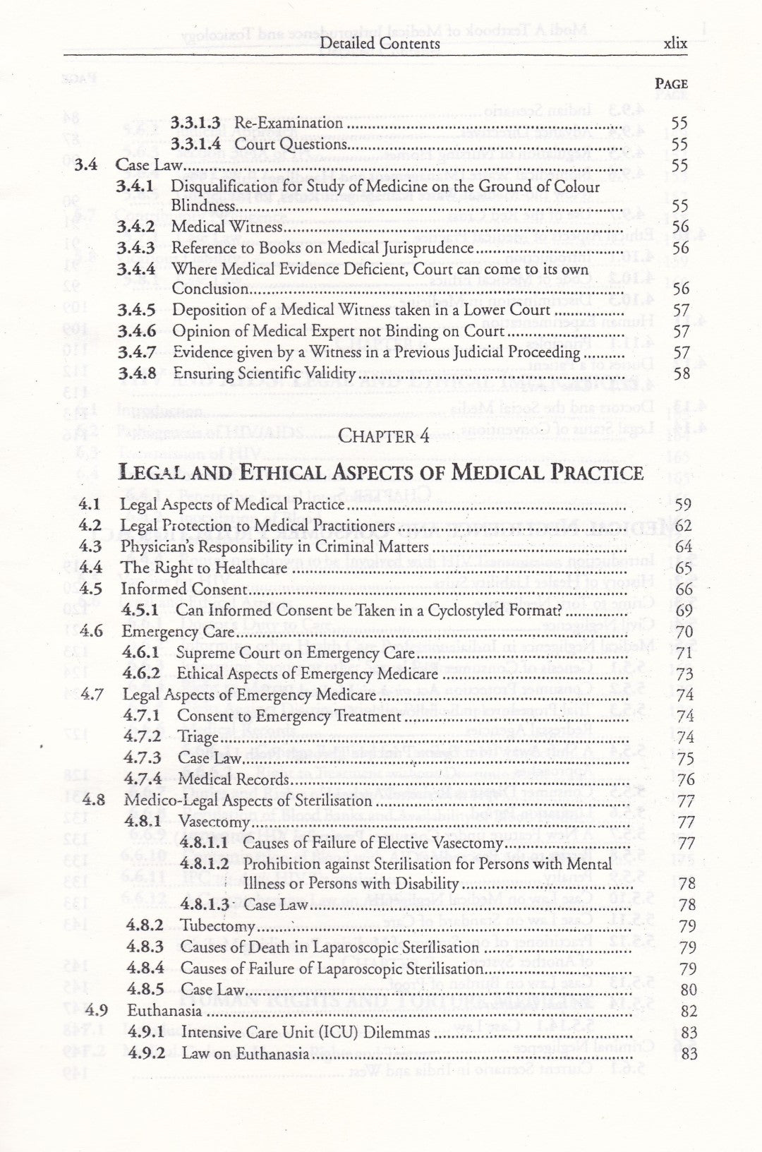 Medical Jurisprudence and  Toxicology