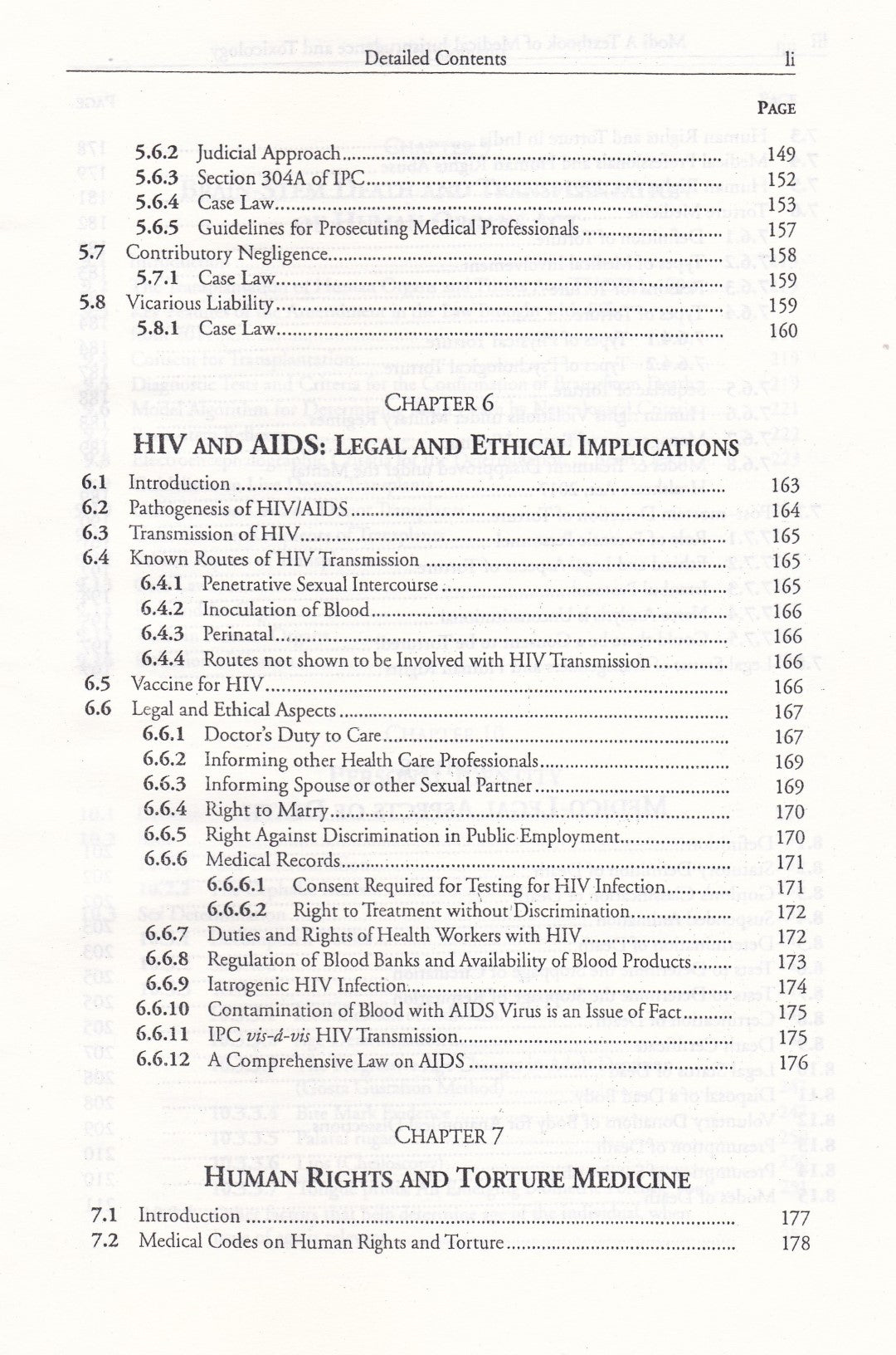 Medical Jurisprudence and  Toxicology