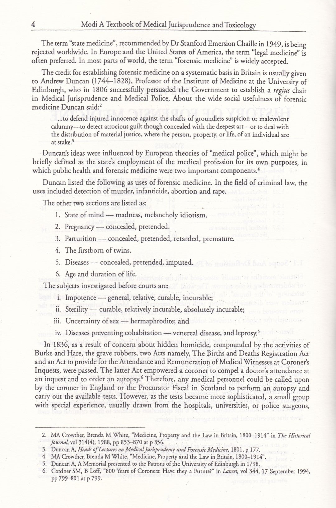 Medical Jurisprudence and  Toxicology