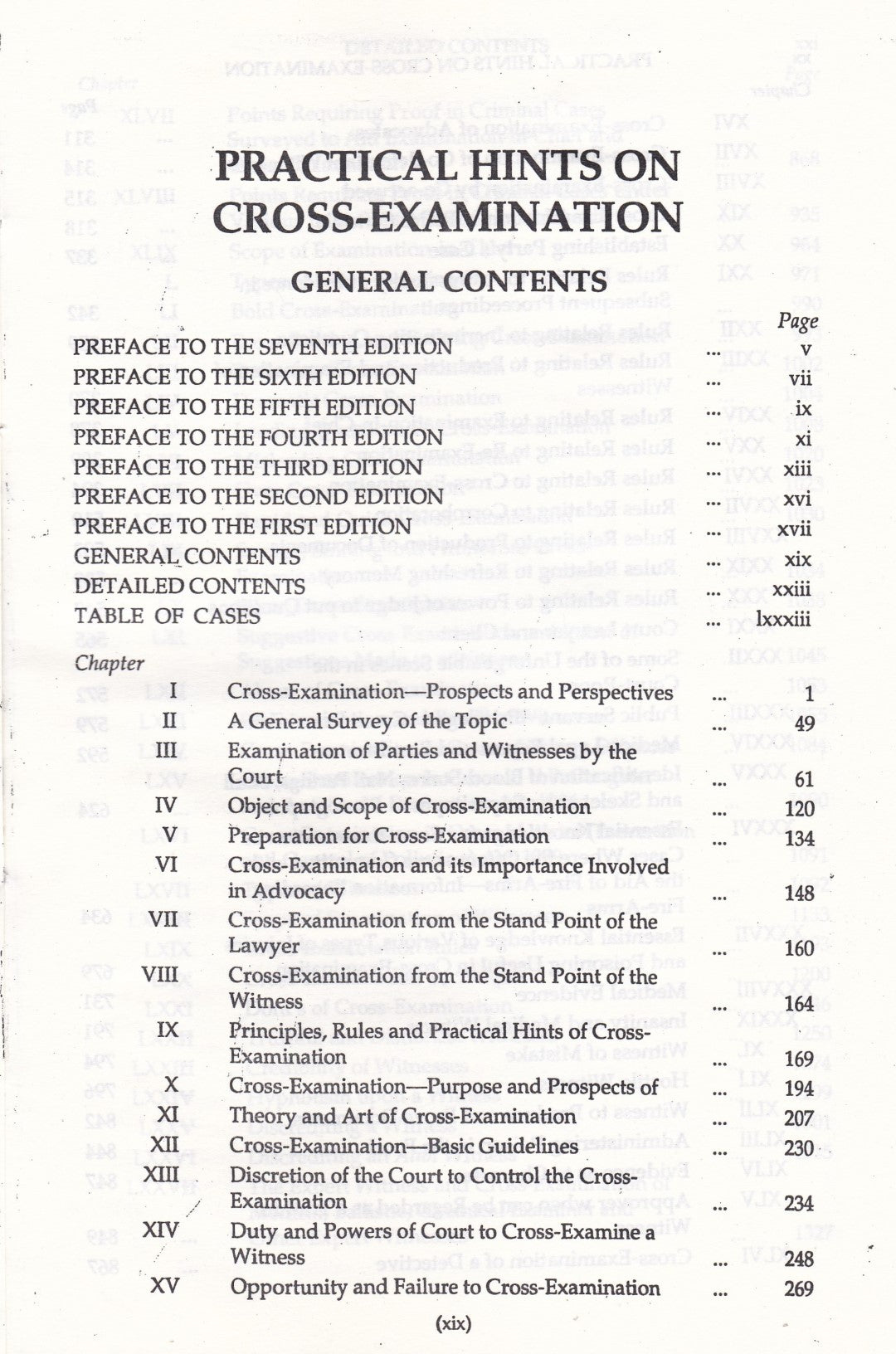 Practical Hints On Cross Examination