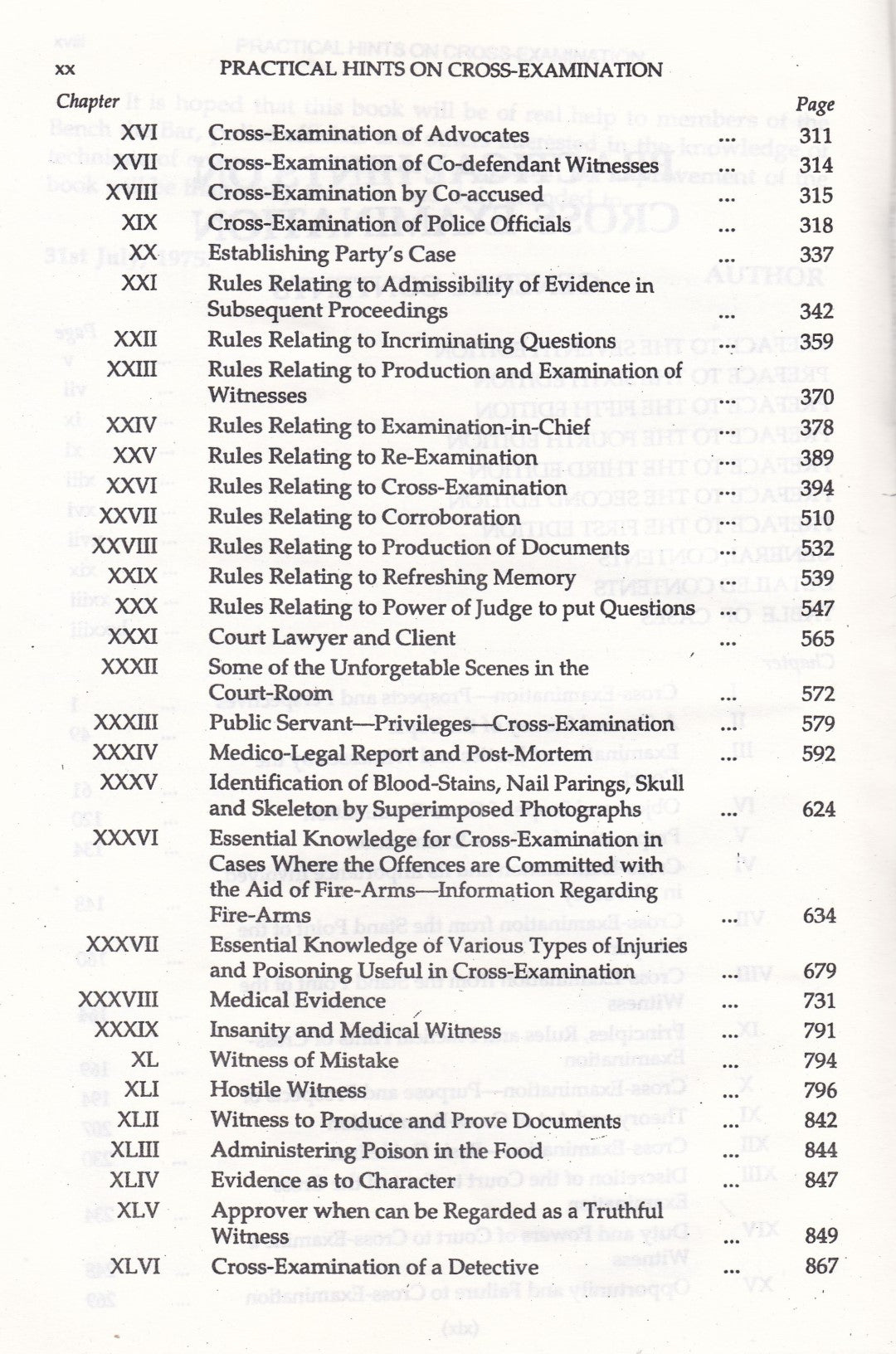 Practical Hints On Cross Examination