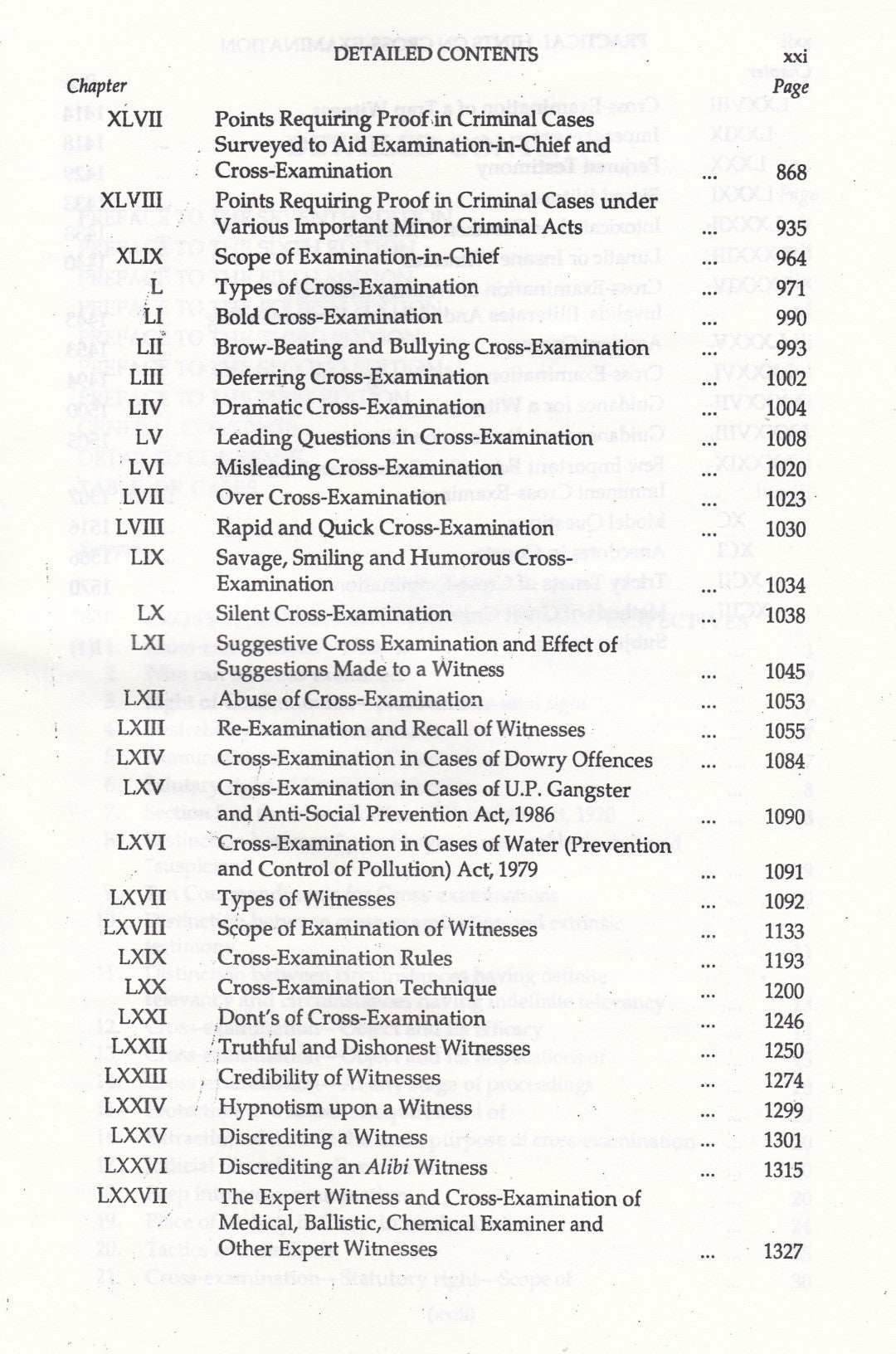 Practical Hints On Cross Examination