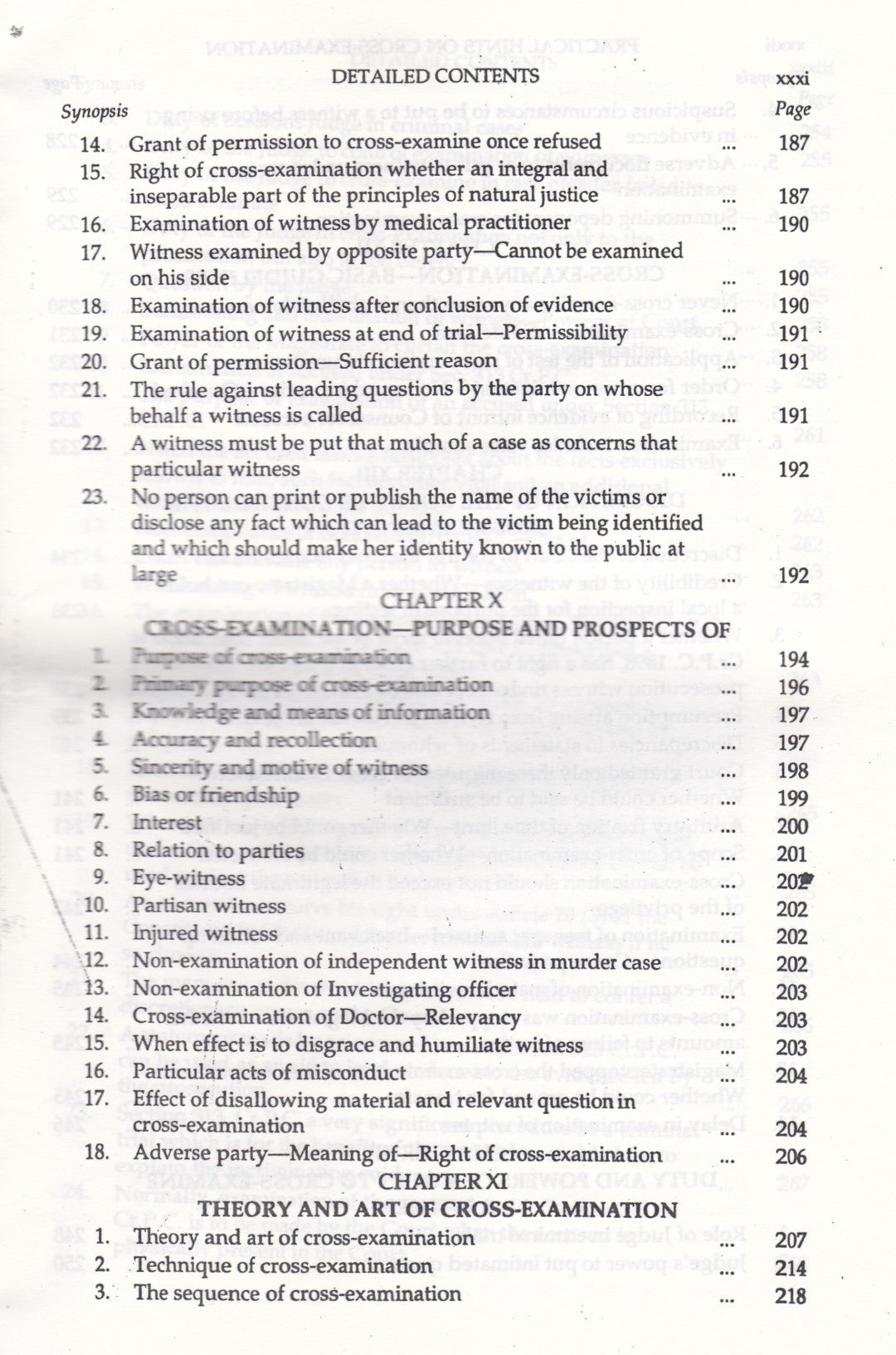 Practical Hints On Cross Examination