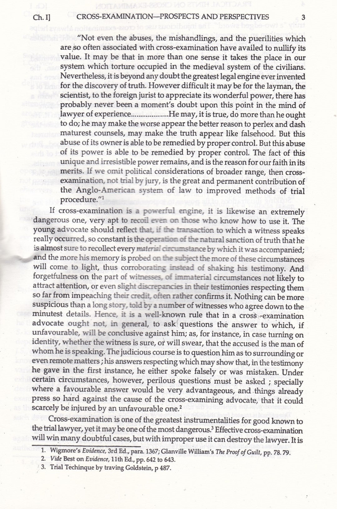 Practical Hints On Cross Examination