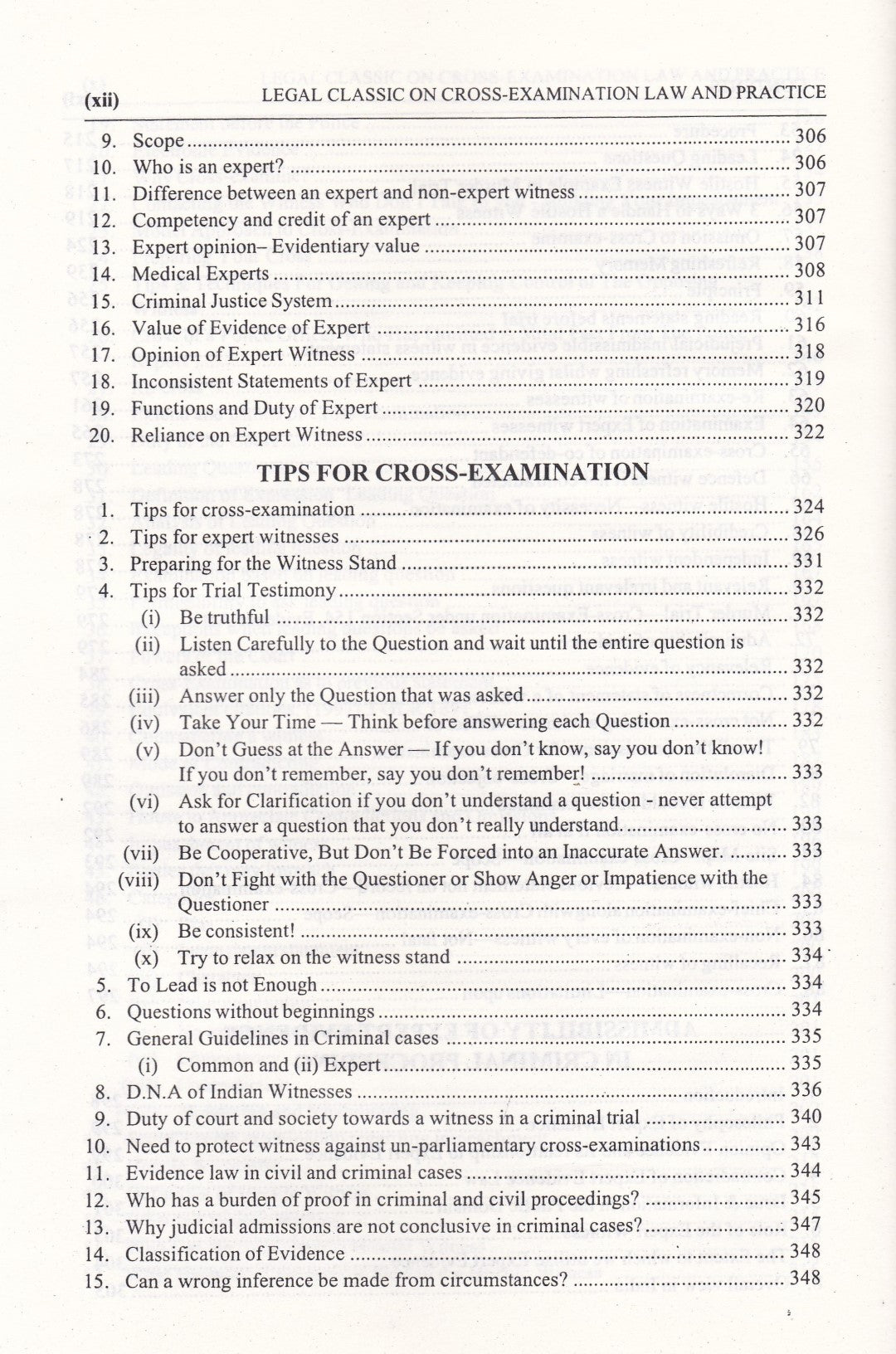 Cross Examination Law And Practice