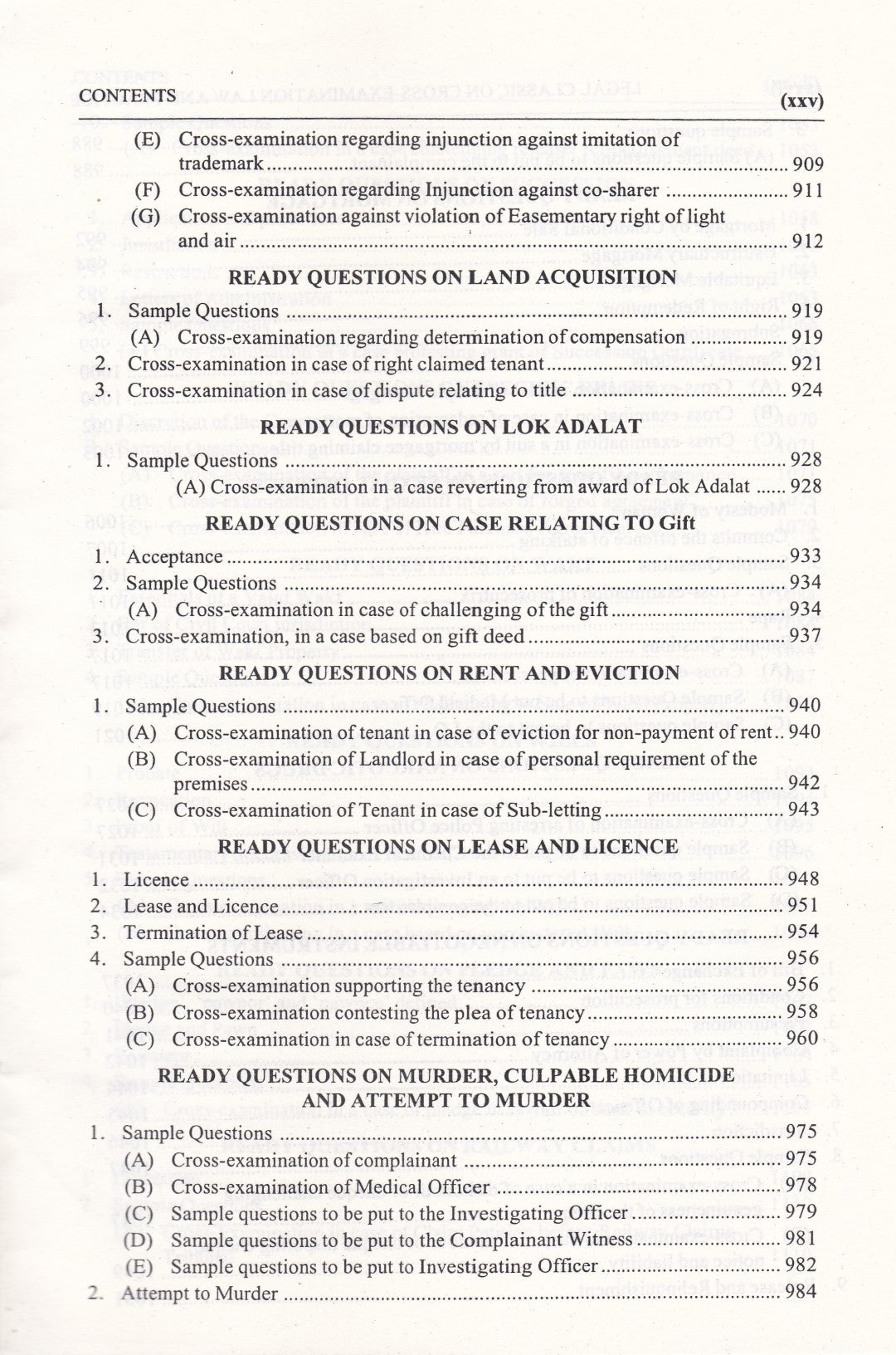 Cross Examination Law And Practice