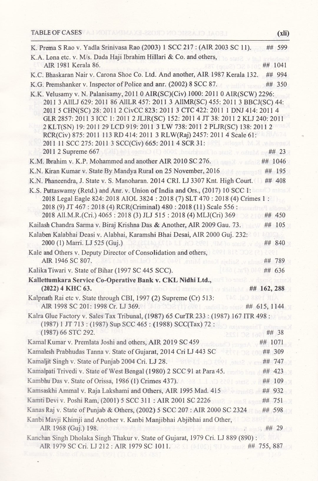 Cross Examination Law And Practice