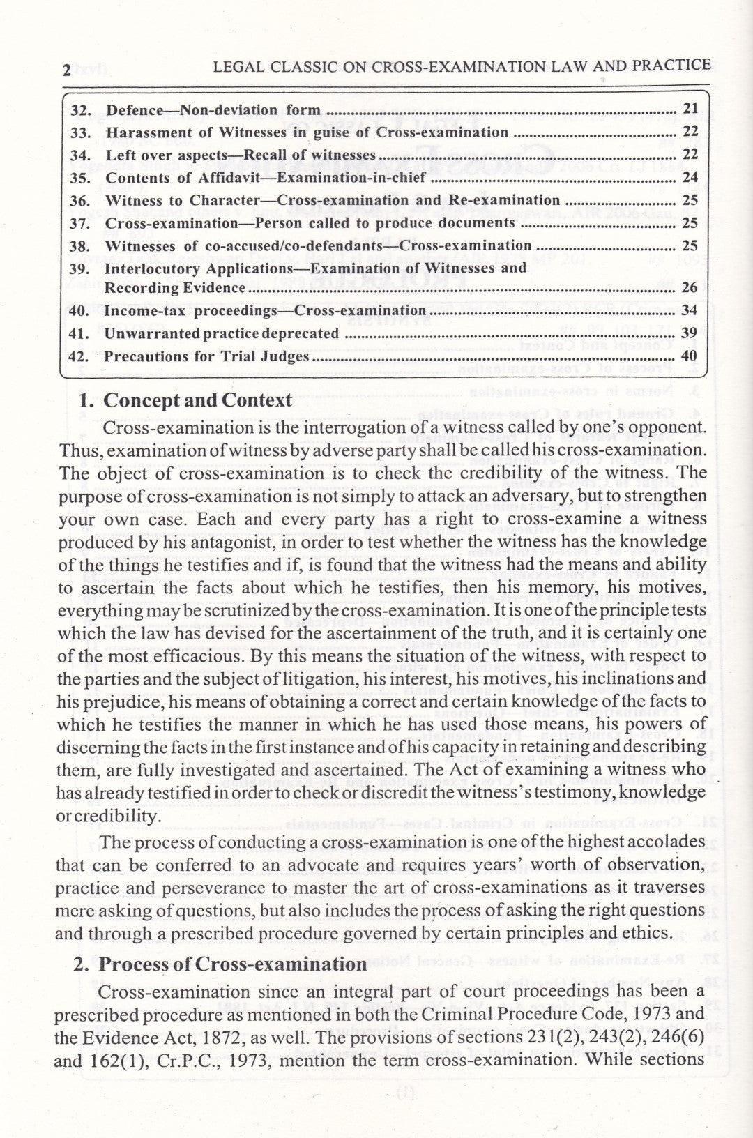 Cross Examination Law And Practice