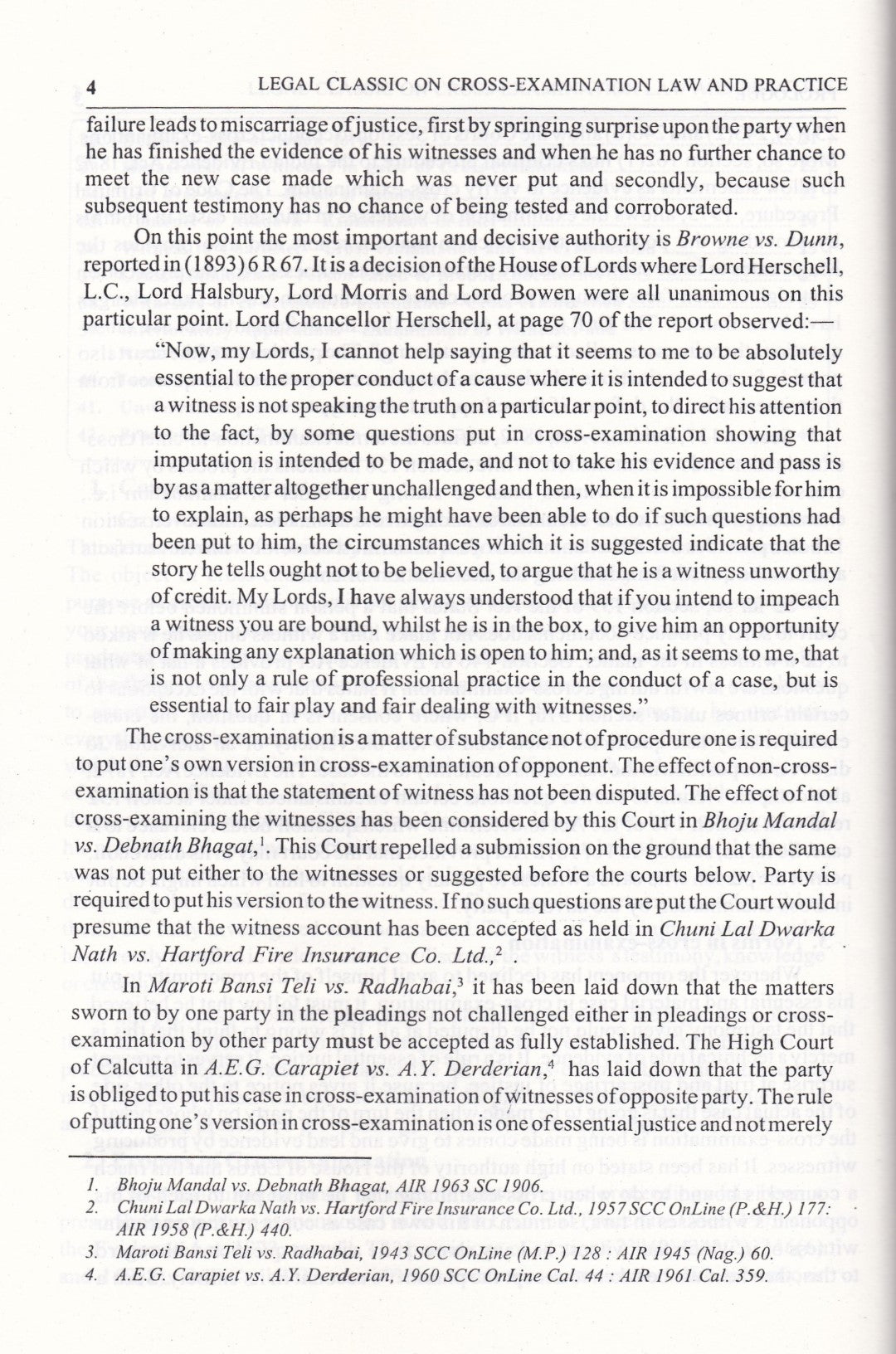 Cross Examination Law And Practice