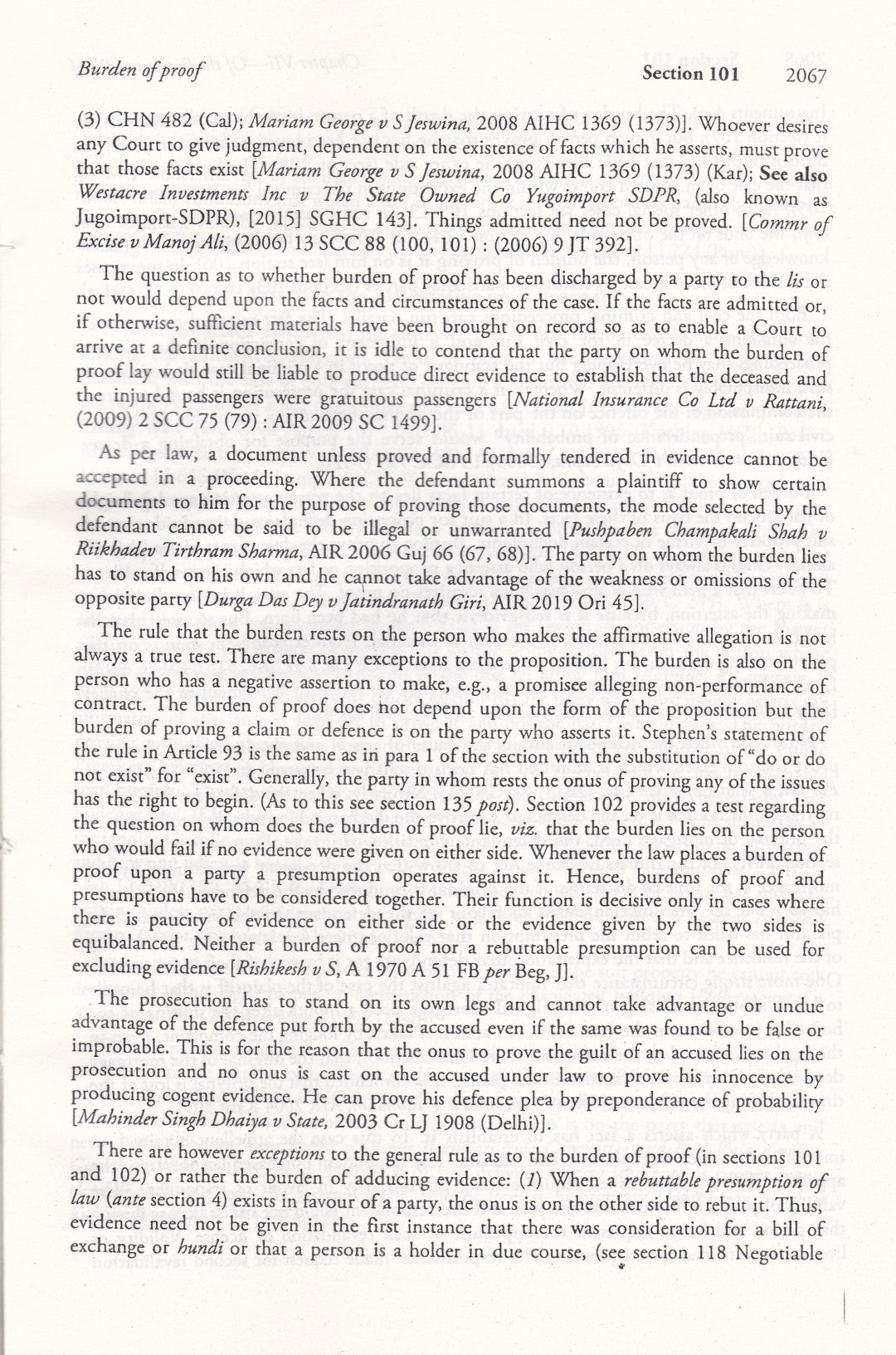 Law Of Evidence-Volume 1-2